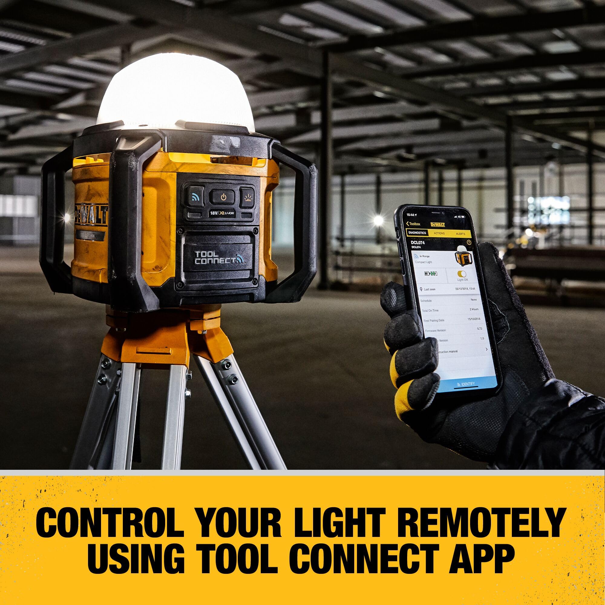 Dewalt 20V Max Led Work Light, Compact And Portable, Weather And Dust Resistant, Cordless (Dcl074)
