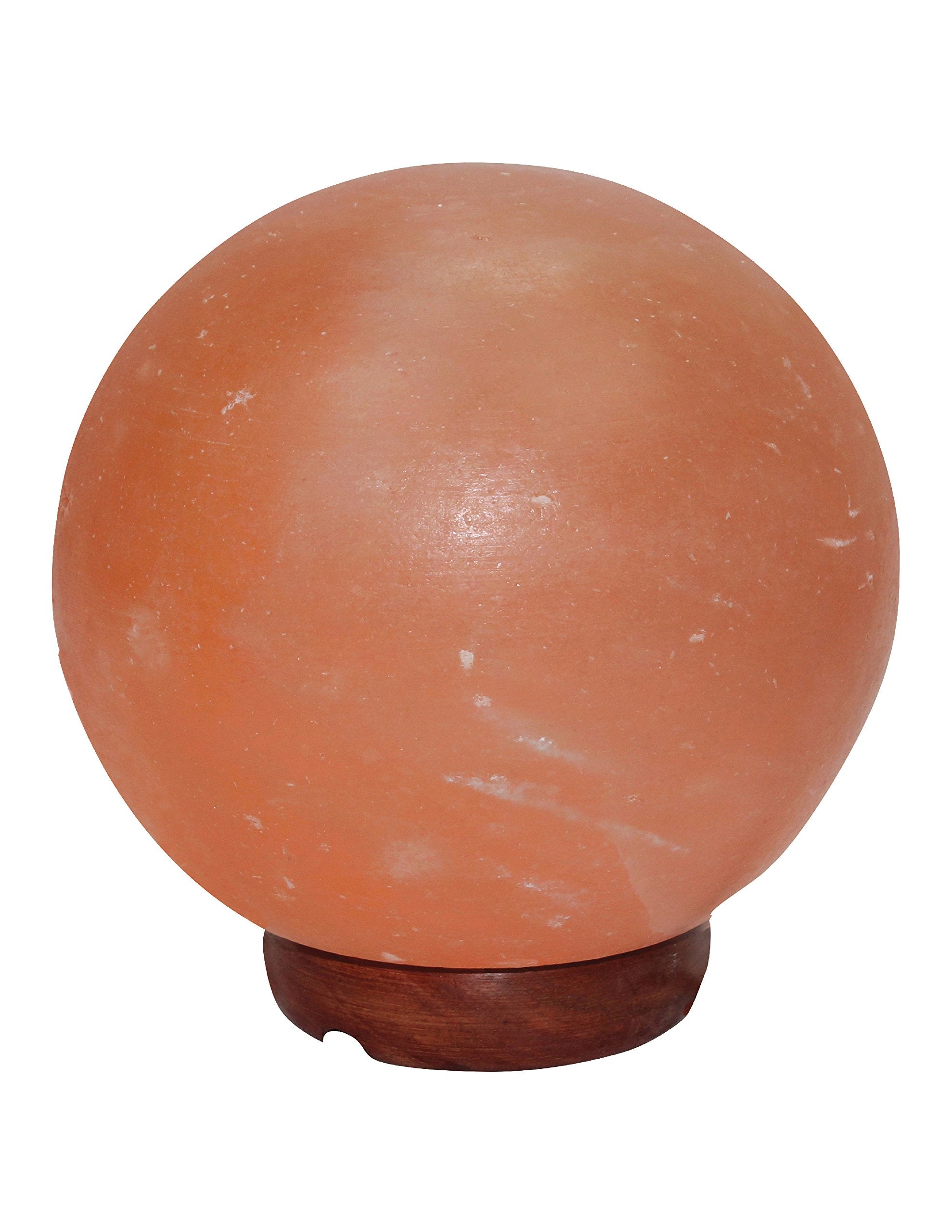 Indusclassic Lg-03 Globe Himalayan Pink Crystal Rock Salt Lamp 6~8 Lbs With Dimmer Control Switch, Quality Gift Packaging