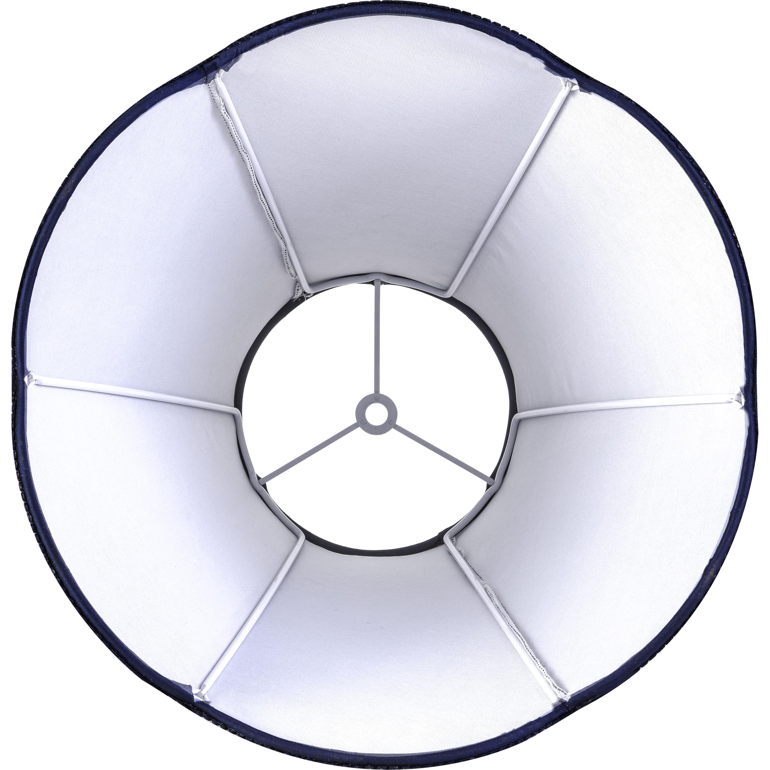 Go&So 2 Pcs Barrel Lamp Shades Lvory Cream Lamp Shade 6X13X10.6''(Spider) Bell Lamp Shade For Floor Lamps&Table&Bedside Lamp,Sca