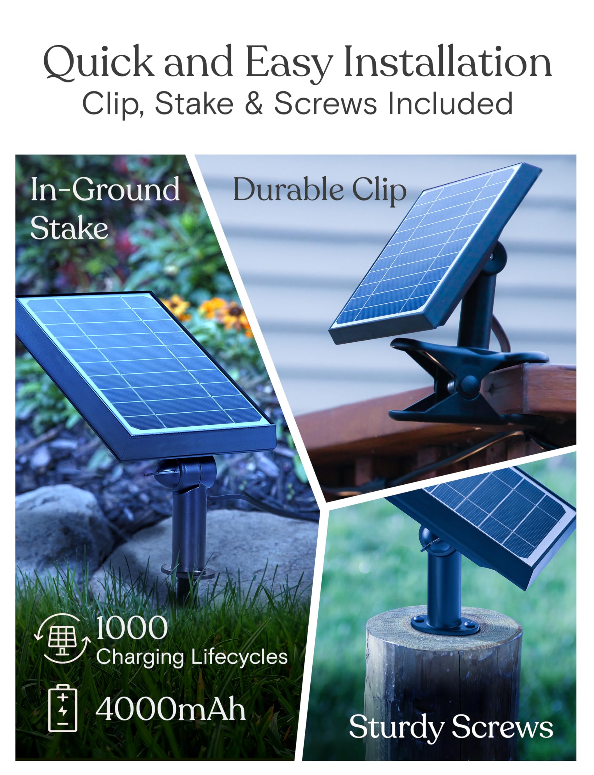 Brightech Ambience Pro Super Bright Solar Outdoor String Lights: Security, Visibility & Ambience - Heavy Duty Waterproof Patio L