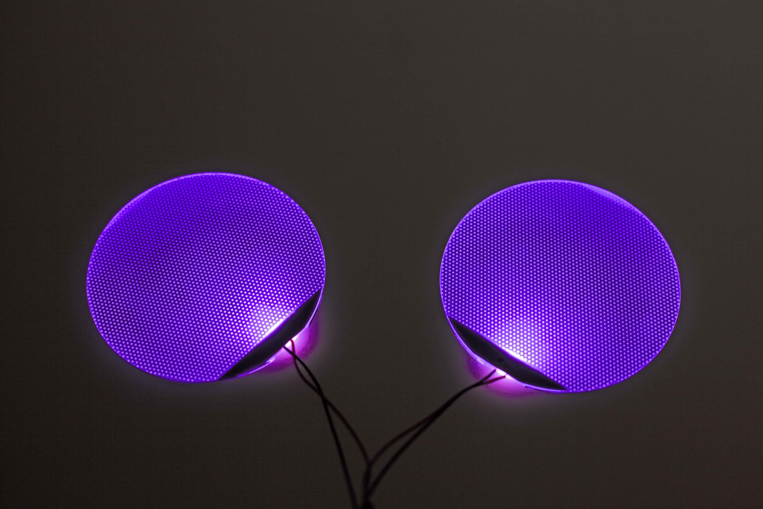 Mlnyitus [ Round ] Purple Star-Lord Decorations Led Light Flexible Helmet Lights Cosplay Diy Kit Rgb Superhero For Men Gifts