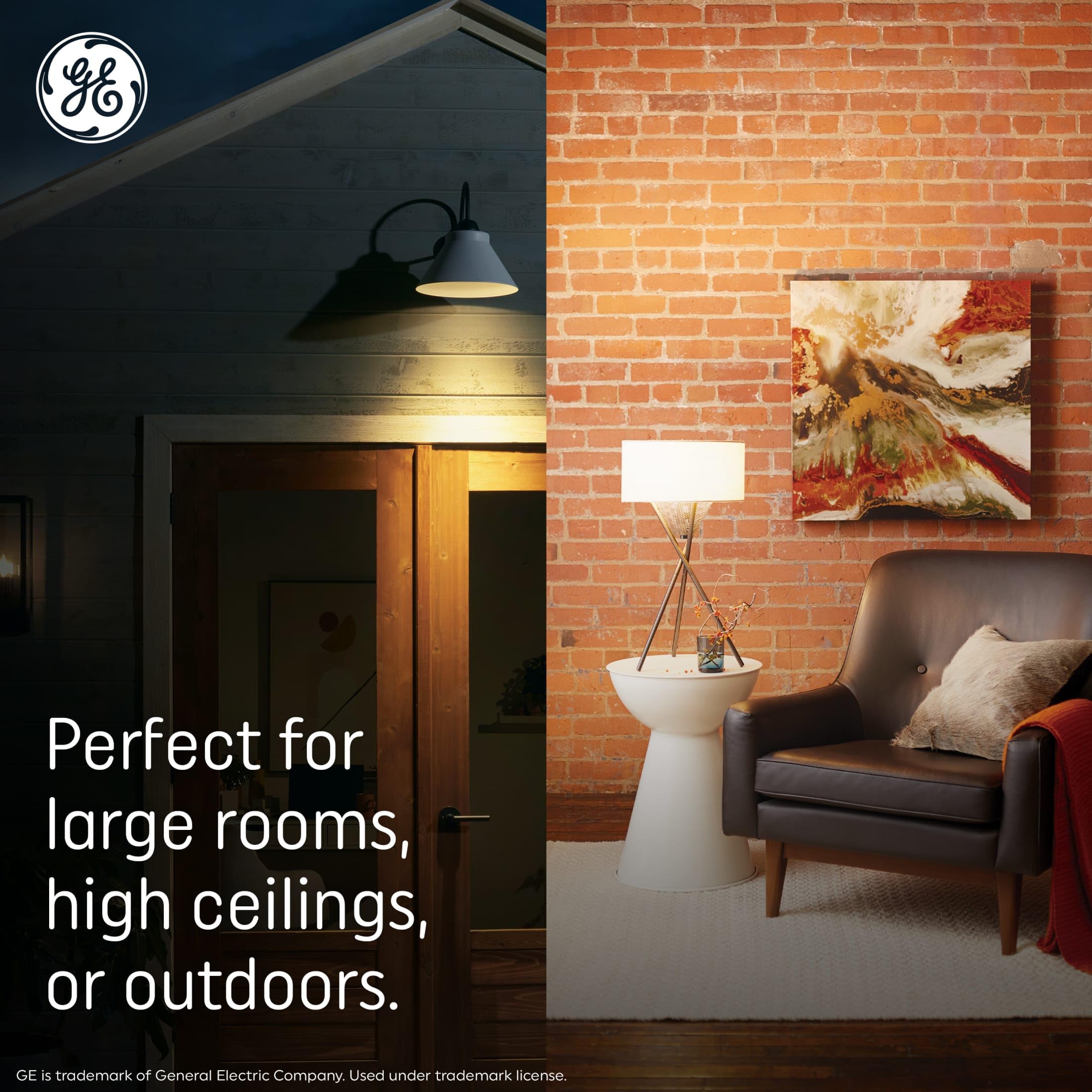 Ge Ultra Bright Led Light Bulbs, 100W, Daylight Candle Lights, Frosted Decorative Ca12 Light Bulbs, Candelabara Base (8 Pack)