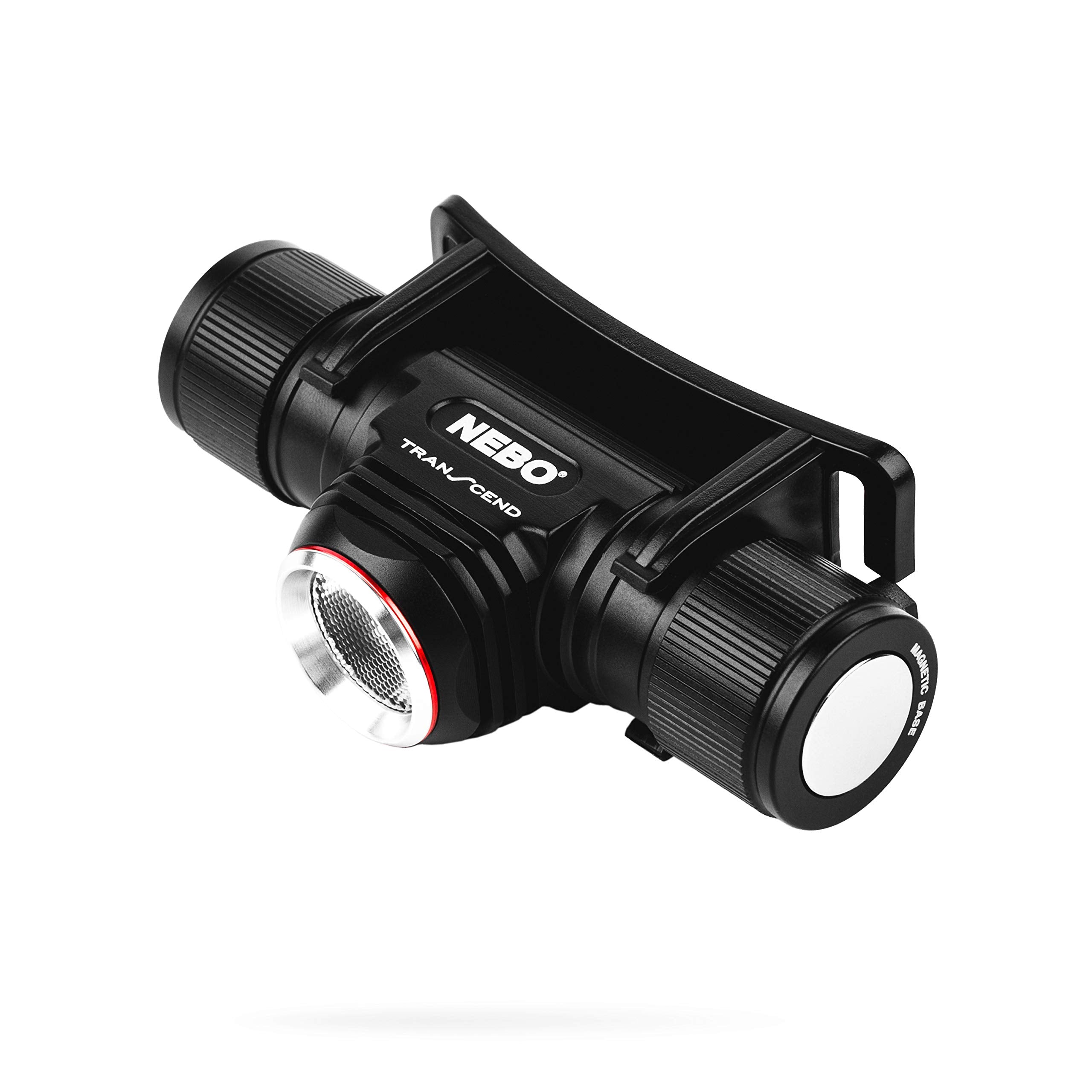 NEBO Transcend Headlamp Flashlight, 1000-Lumen, USB Rechargeable, 5 Light Modes, One Size, Black, Model 7001