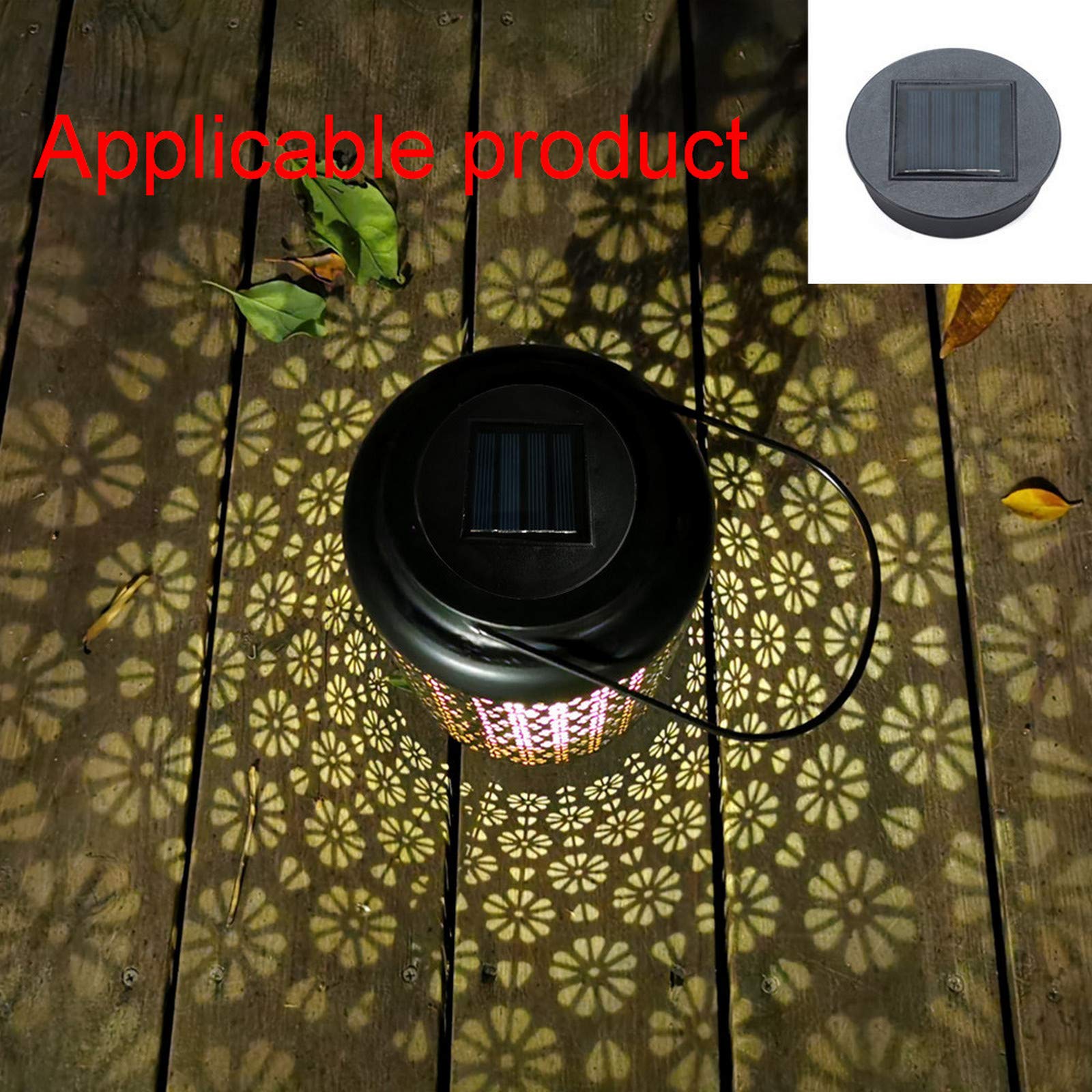 ORIGARDEN Solar Lantern Replacement Top - Waterproof Decorative Lights, 4 Pack, Warm White, 3.15" Model US 3.15" Dancing Lantern