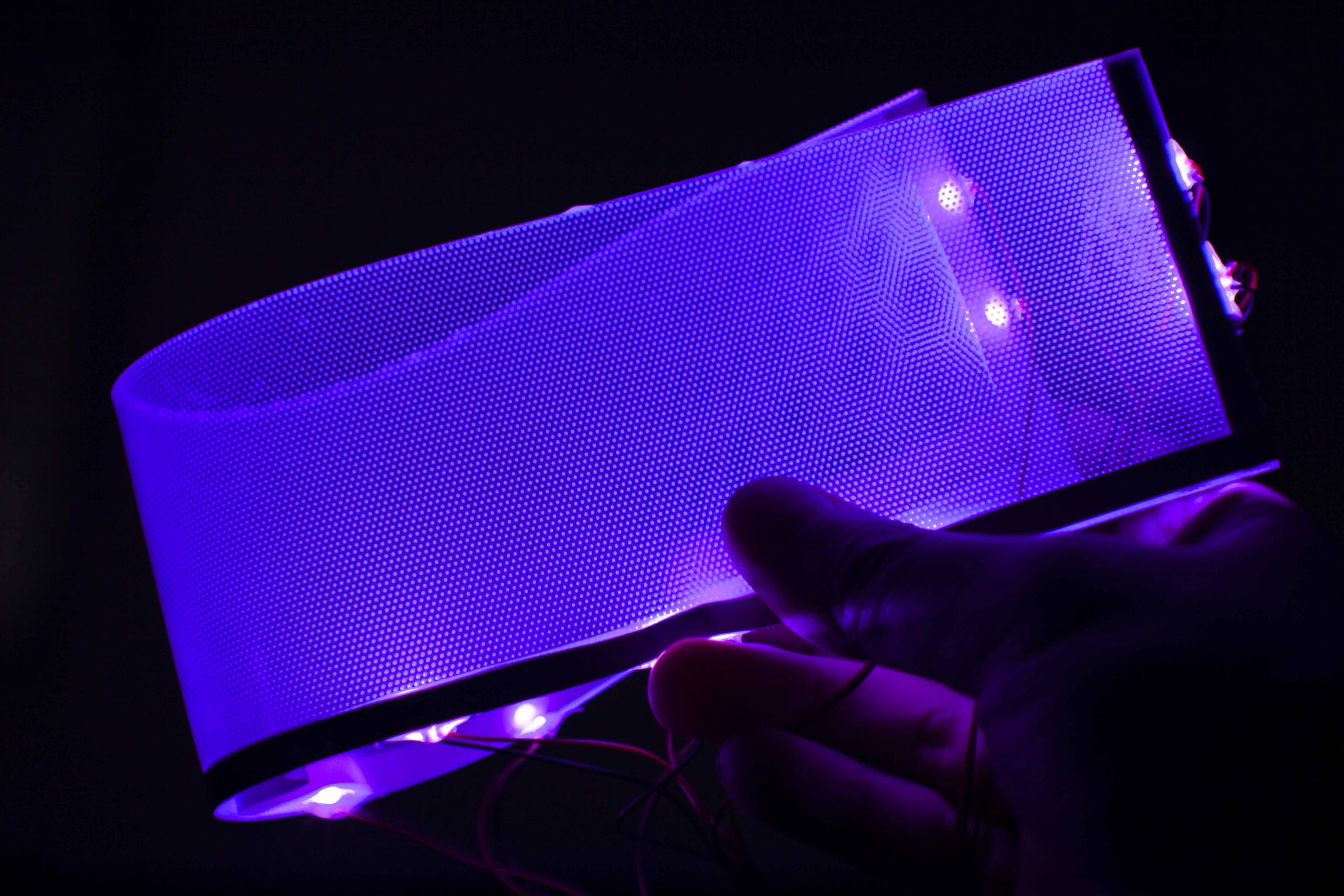 [ Rectangular ] for Master Chief Helmet Lamp Titan Lamp Batman led Light Decorations Flexible Helmet Lights Cosplay DIY kit RGB