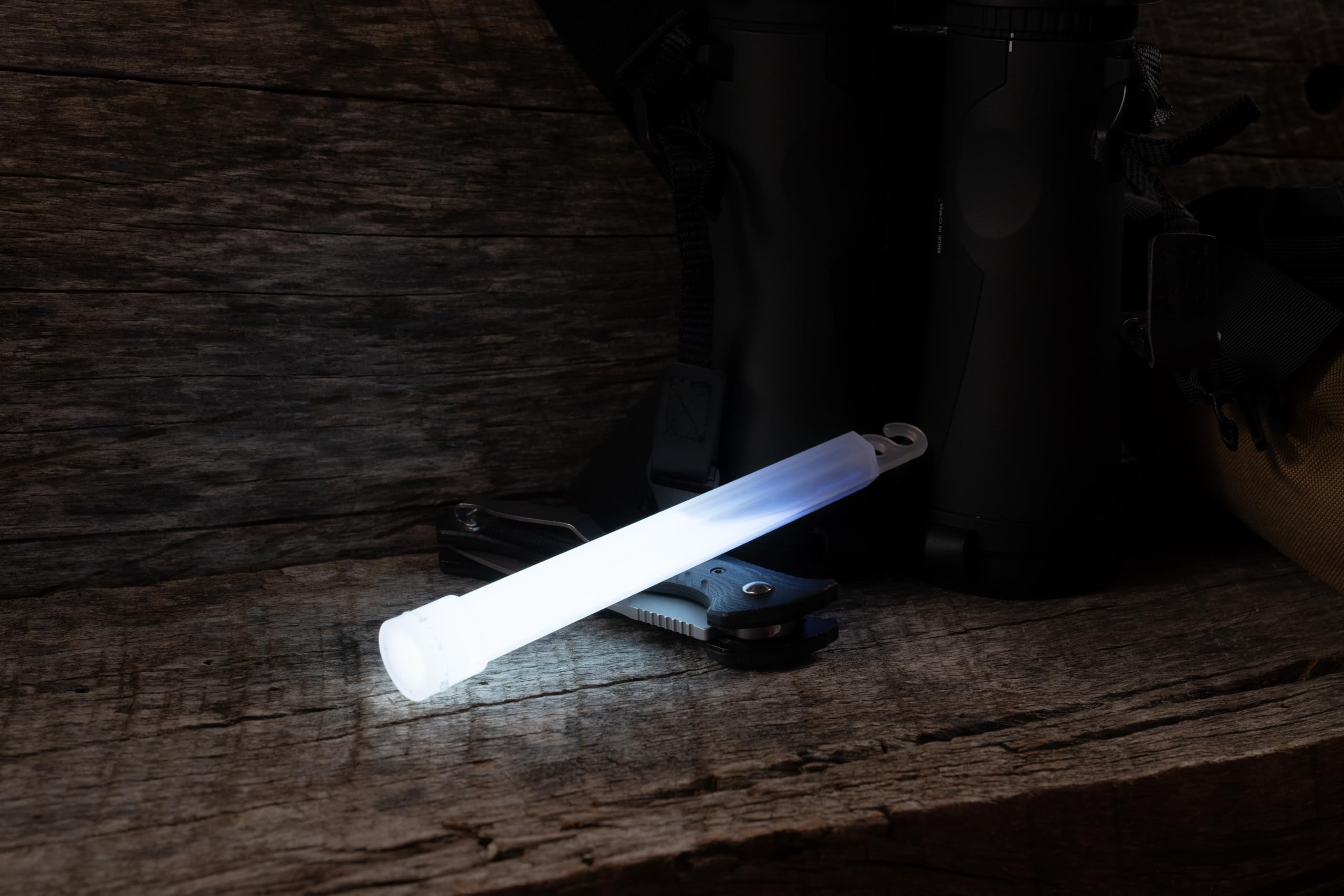 Cyalume Glow Sticks - 6” Emergency Flares, 8 Hour Duration, Plastic, 10 Pack, White, Model 9-08006
