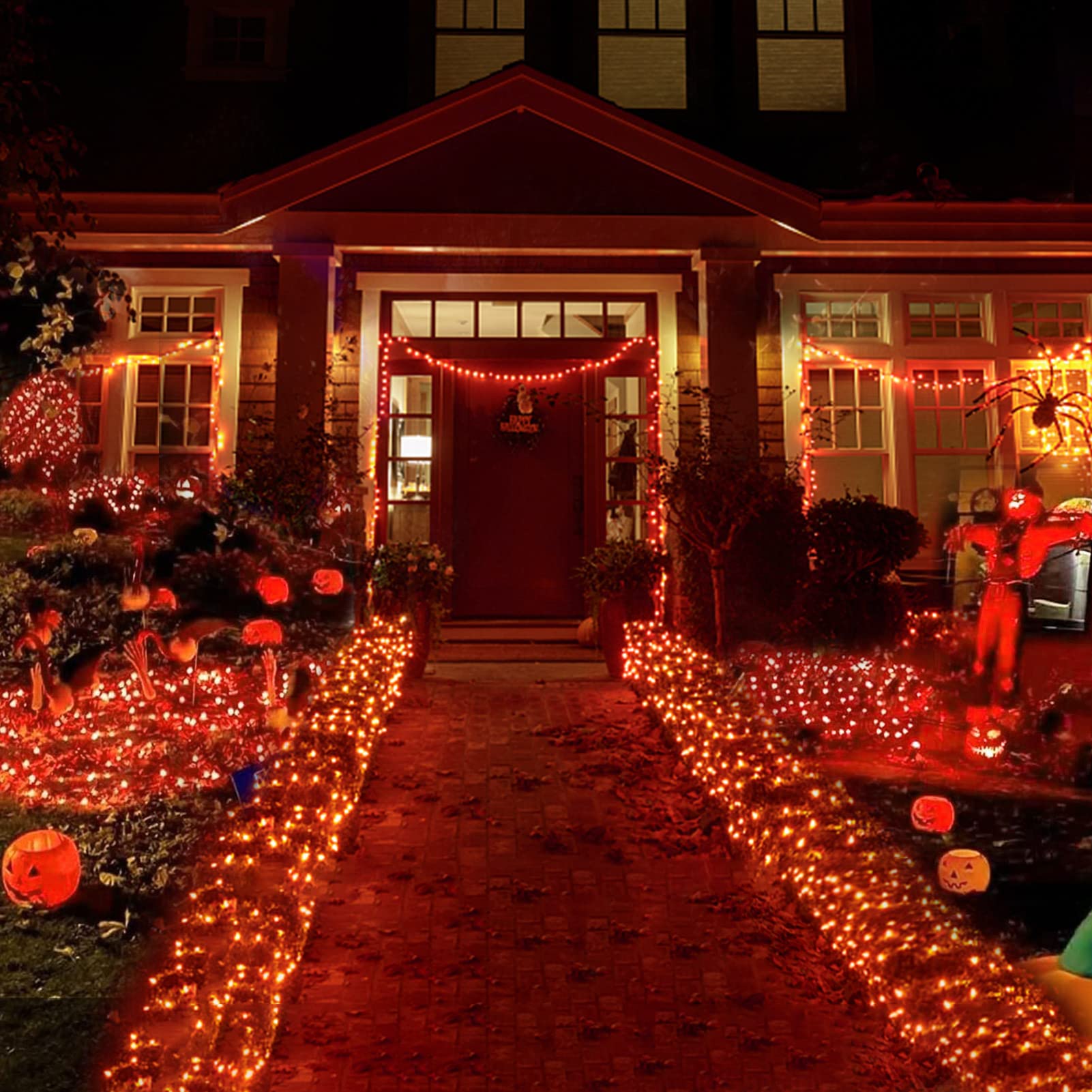 2 Pack 400 Led Solar String Lights, 8 Modes Solar String Lights For Outside, Waterproof And Solar Powered Outdoor String Lights