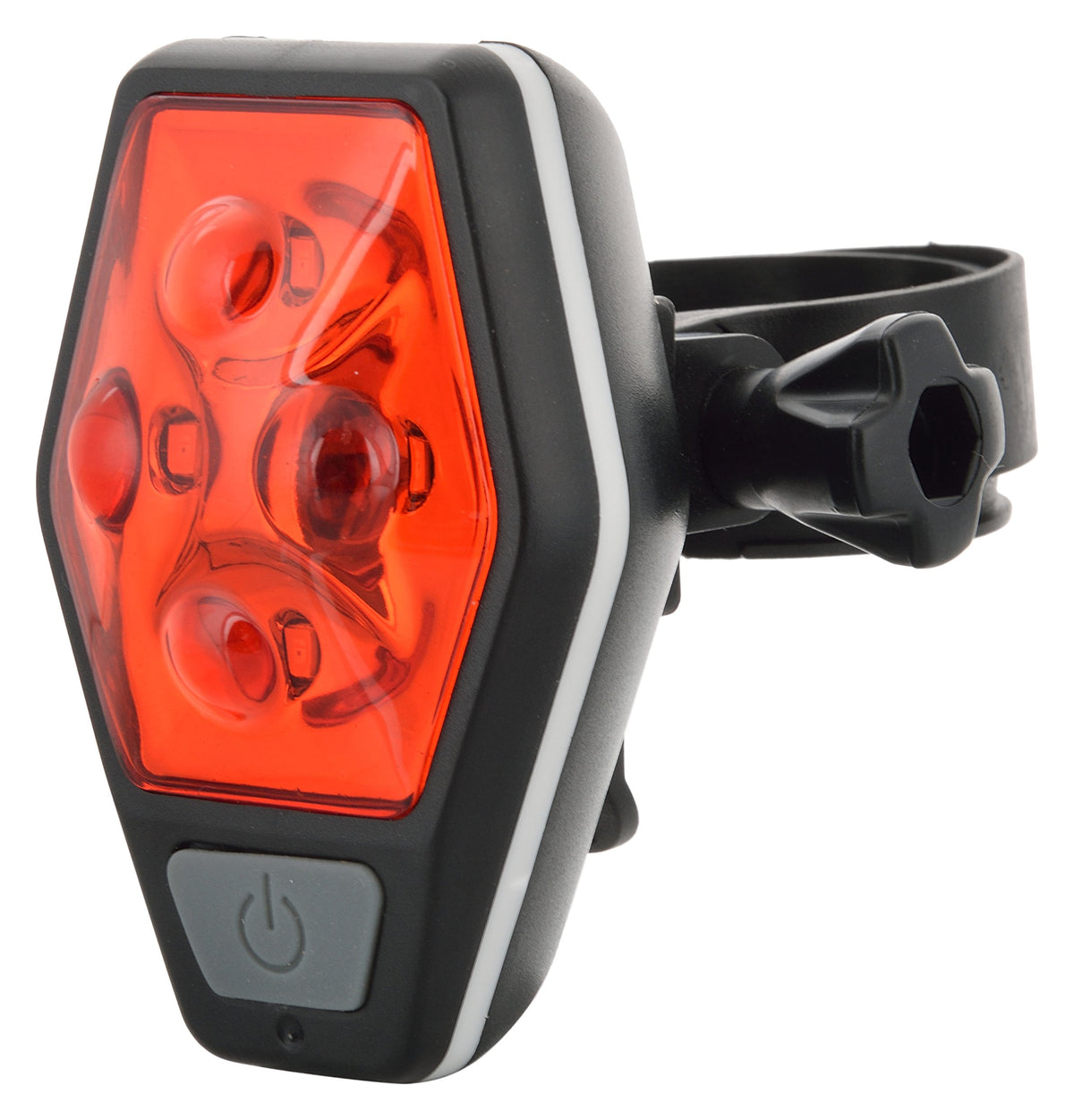 Dark Horse Bicycle 4 LED 4 Mode Tail Light Rear Light- 1 Tail Light with Mounting Bracket