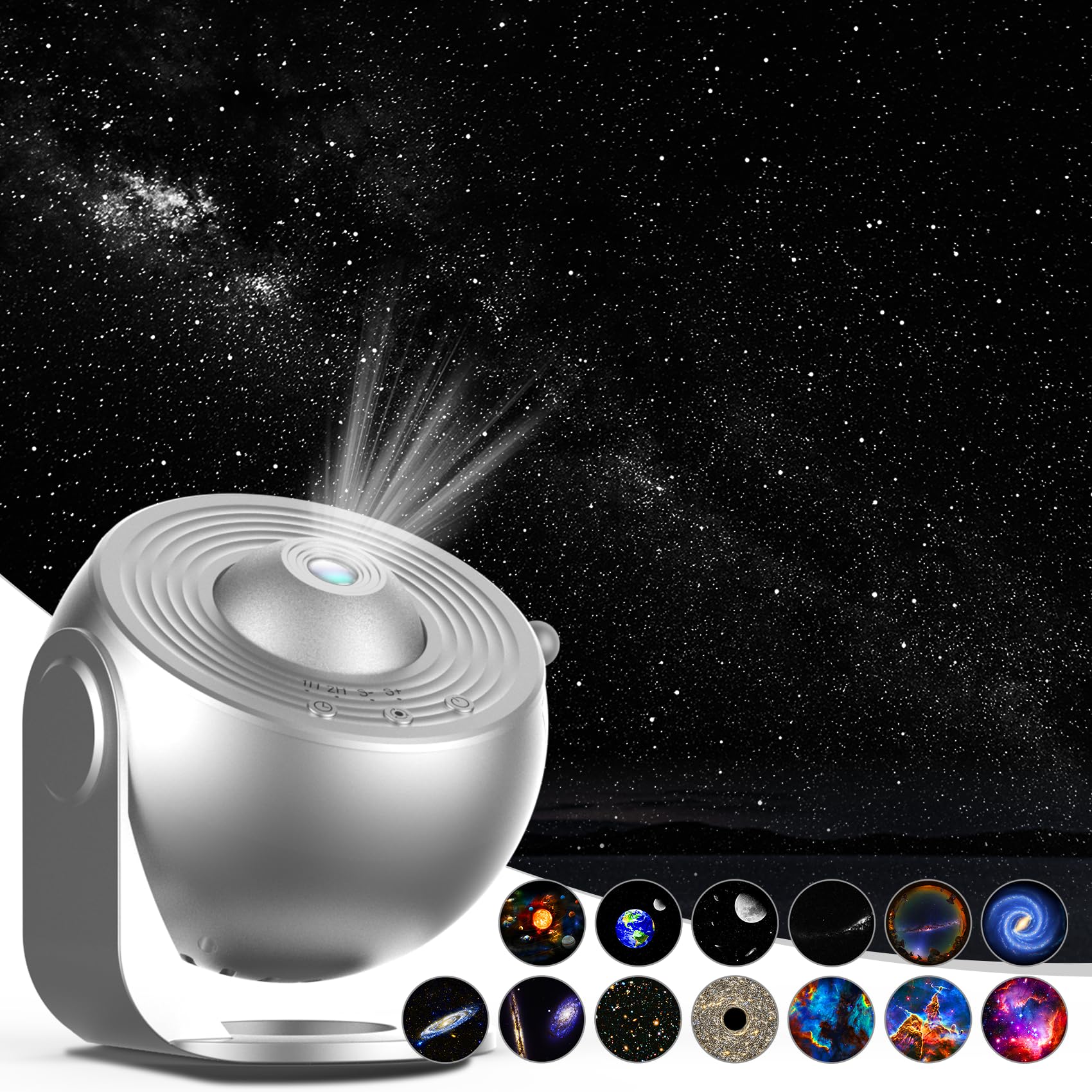 Galaxy Projector for Bedroom,Star Projector,HD Image Large Projection for Bedroom Night Light,Planetarium Projector Galaxy Night