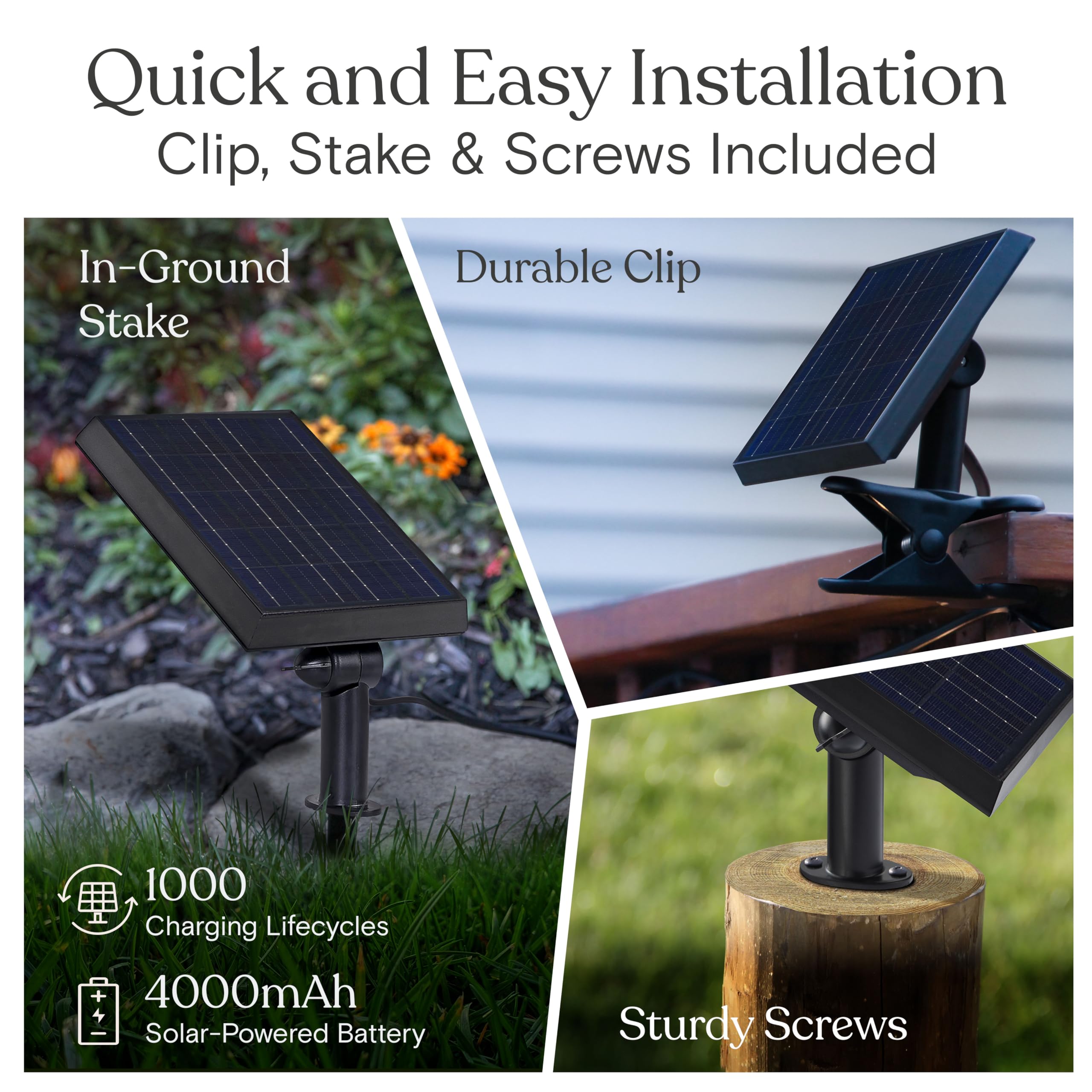 Brightech Ambience Pro 27Ft Solar String Lights, Super Bright 4W, Waterproof, 12 Shatterproof S14 Bulbs, Commercial Grade for Patios, Gardens