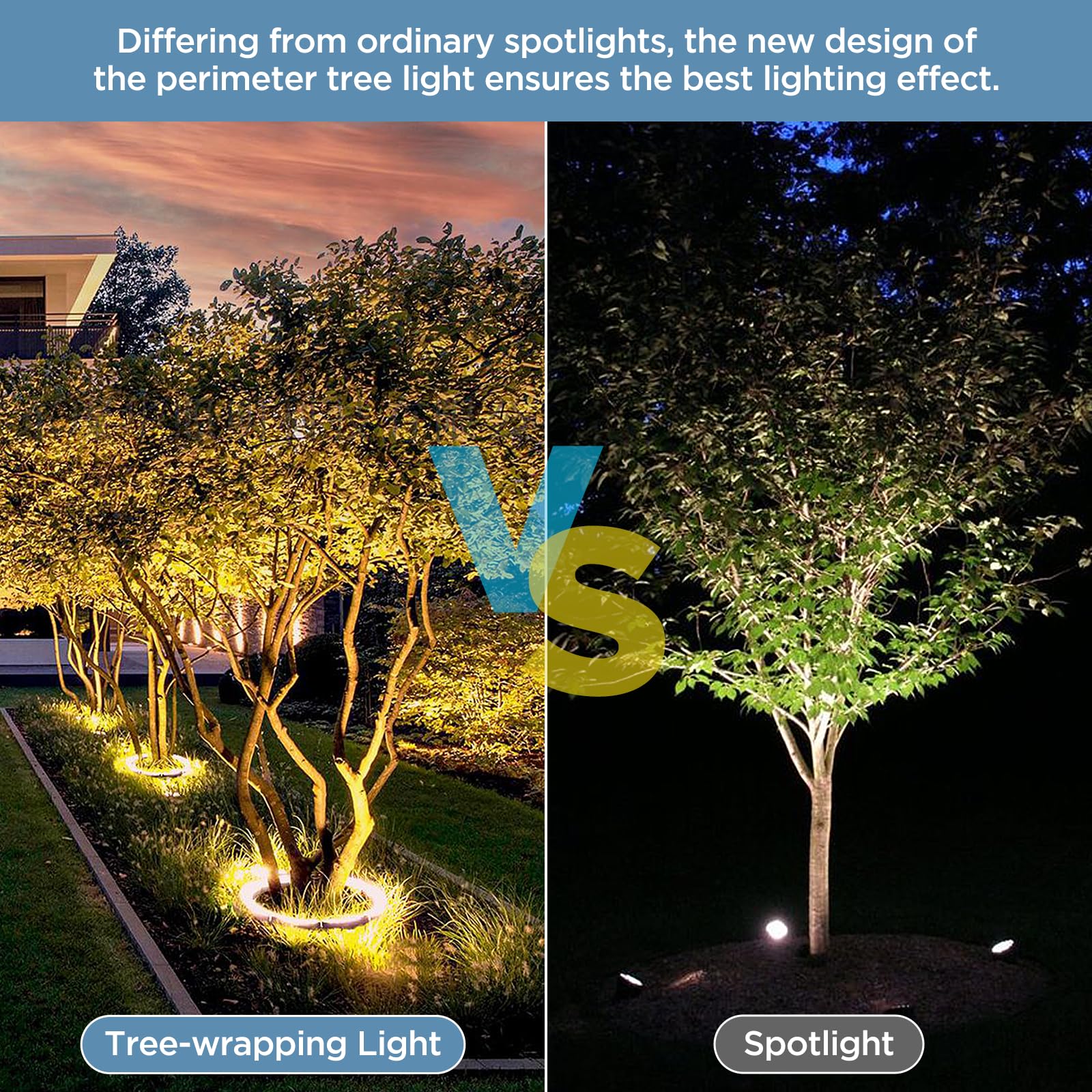 Gardencoin Outdoor Landscape Lights - 12W, 1680 Lumens, Gray Aluminum, Model APS-9500, 1 Piece for Expanding
