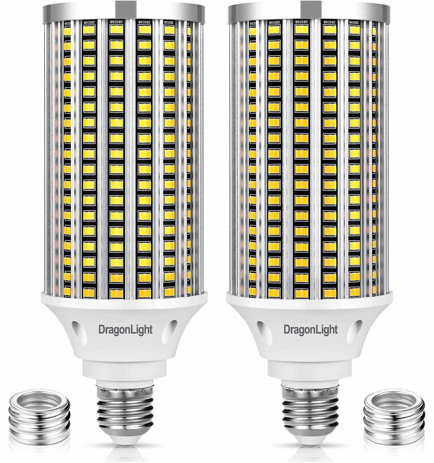 Dragonlight 60W Super Bright Led Corn Light Bulbs (200 Watt Metal Halide/Hid/Hps Replacement) - E26/E39 Base Led Lamp - 3000K Wa