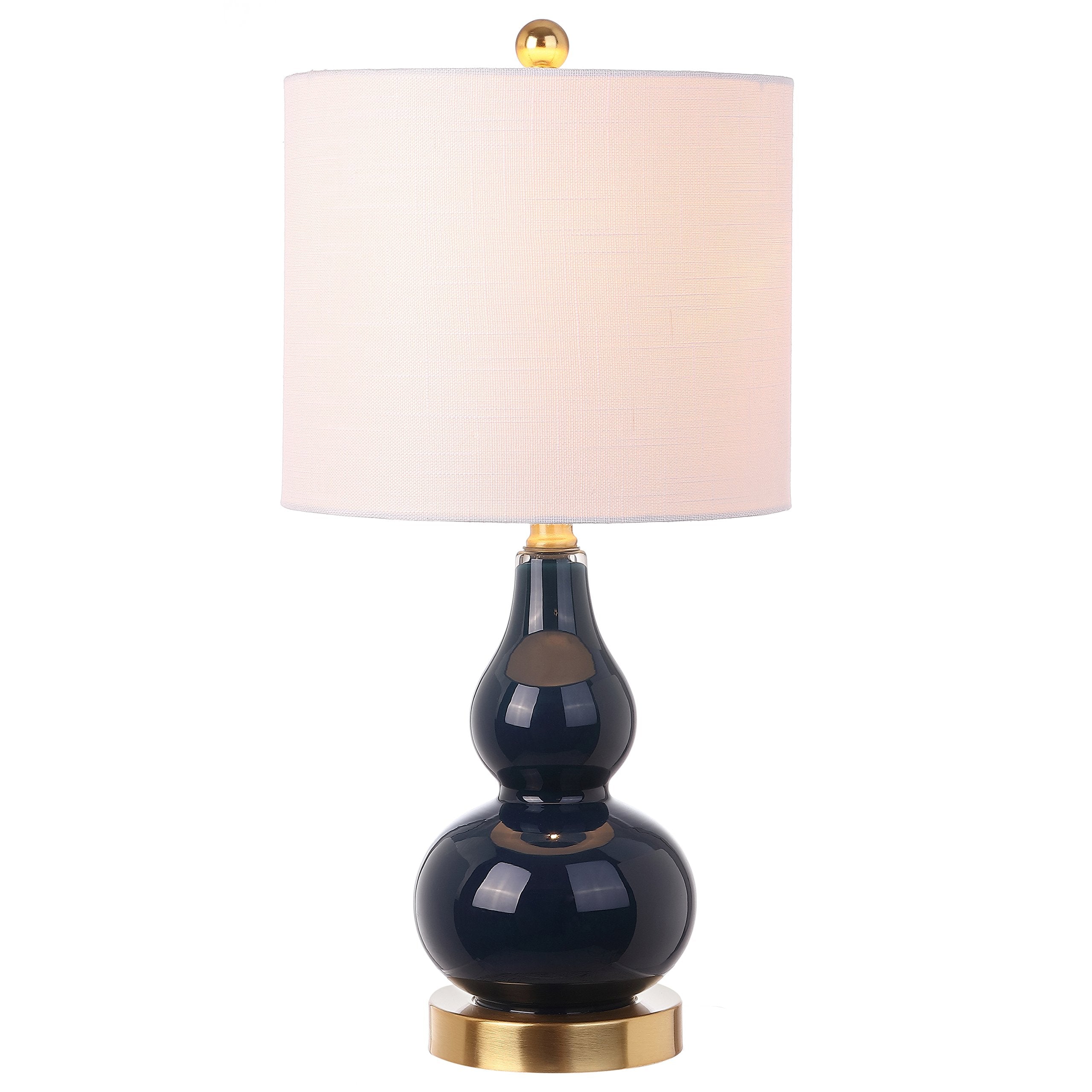 JONATHAN Y JYL1028F Anya 20.5'' Mini Glass LED Table Lamp, Transitional, Glam, Midcentury, Modern, Elegant, Office, Living Room,