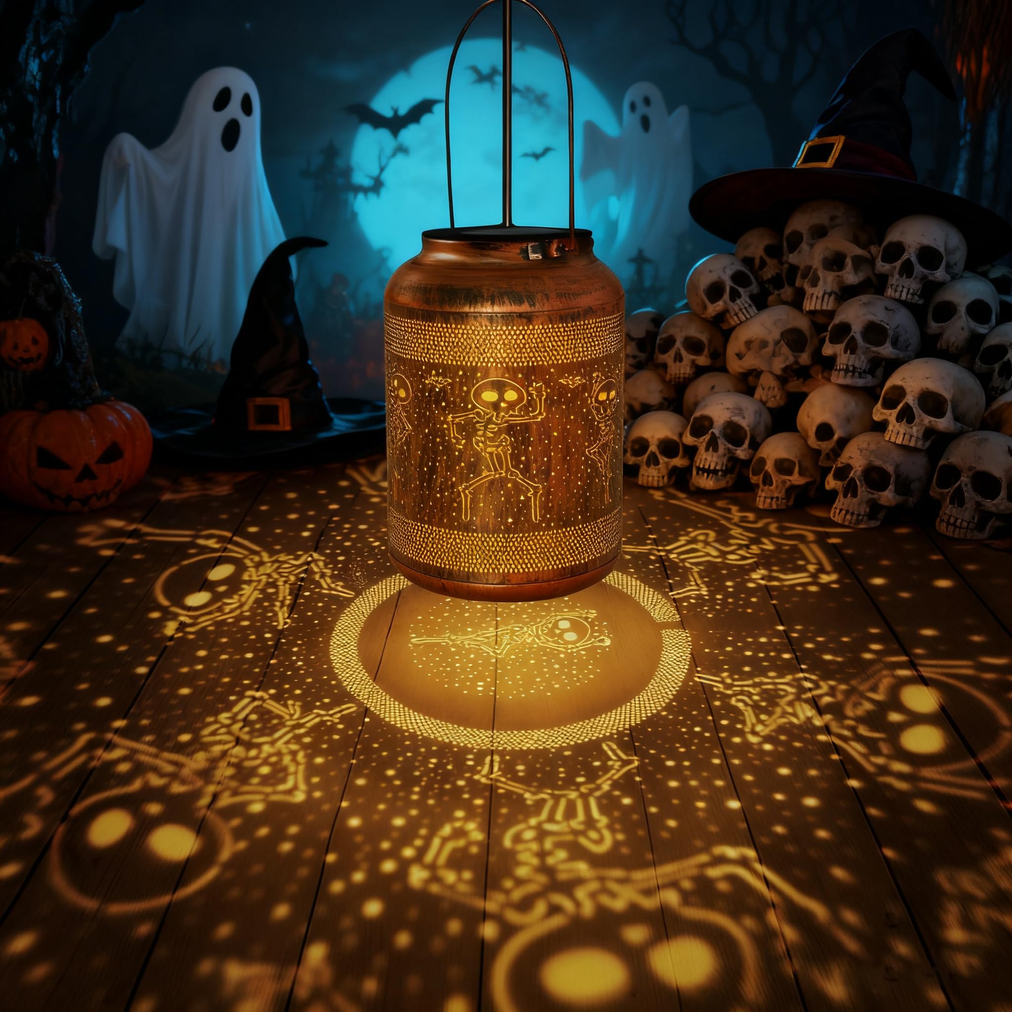 Thanksgiving Gifts Solar Chrismas Decorations Outdoor Lantern  Solar Lights Outdoor Waterproof Led Decorative Garden For Lawn  Landscape  Patio  Porch Hanging Lantern For Women  Ladies  Mom  Grandma