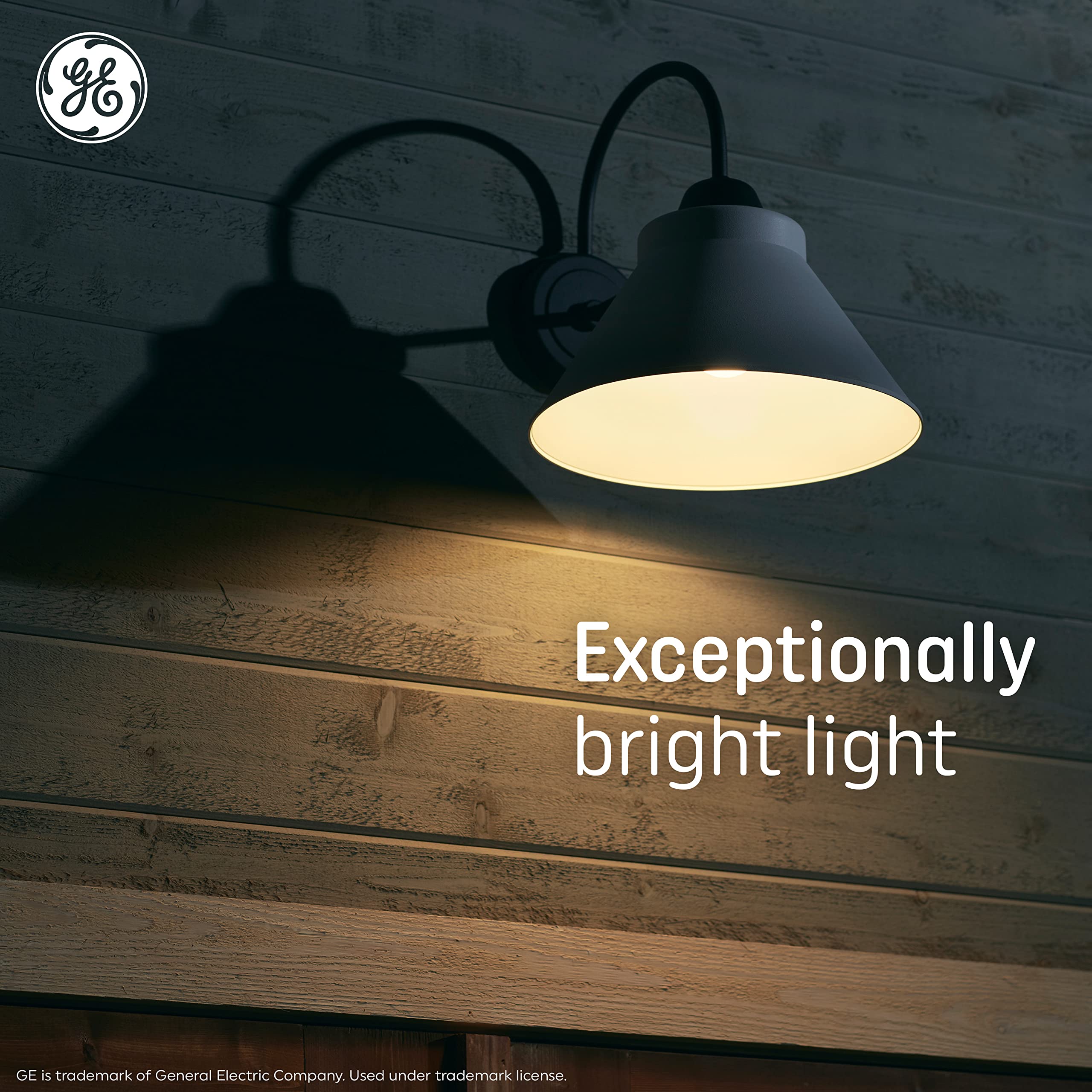 GE Ultra Bright LED Light Bulb, 150W PAR38 Outdoor Floodlight, Daylight, Plastic, 1 Count