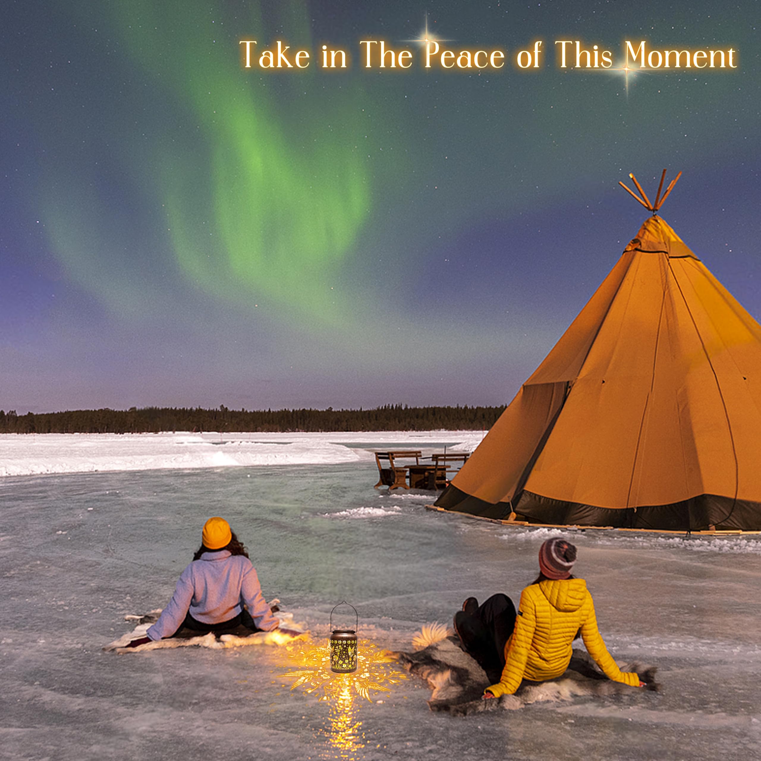 Hummingbird Solar Lantern Outdoor Hanging Solar Light - Ip65 Waterproof Led Decorative Lantern For Patio  Pathway  Or Tabletop. Perfect Mothers Day Gift For Women  Unique Metal Decor