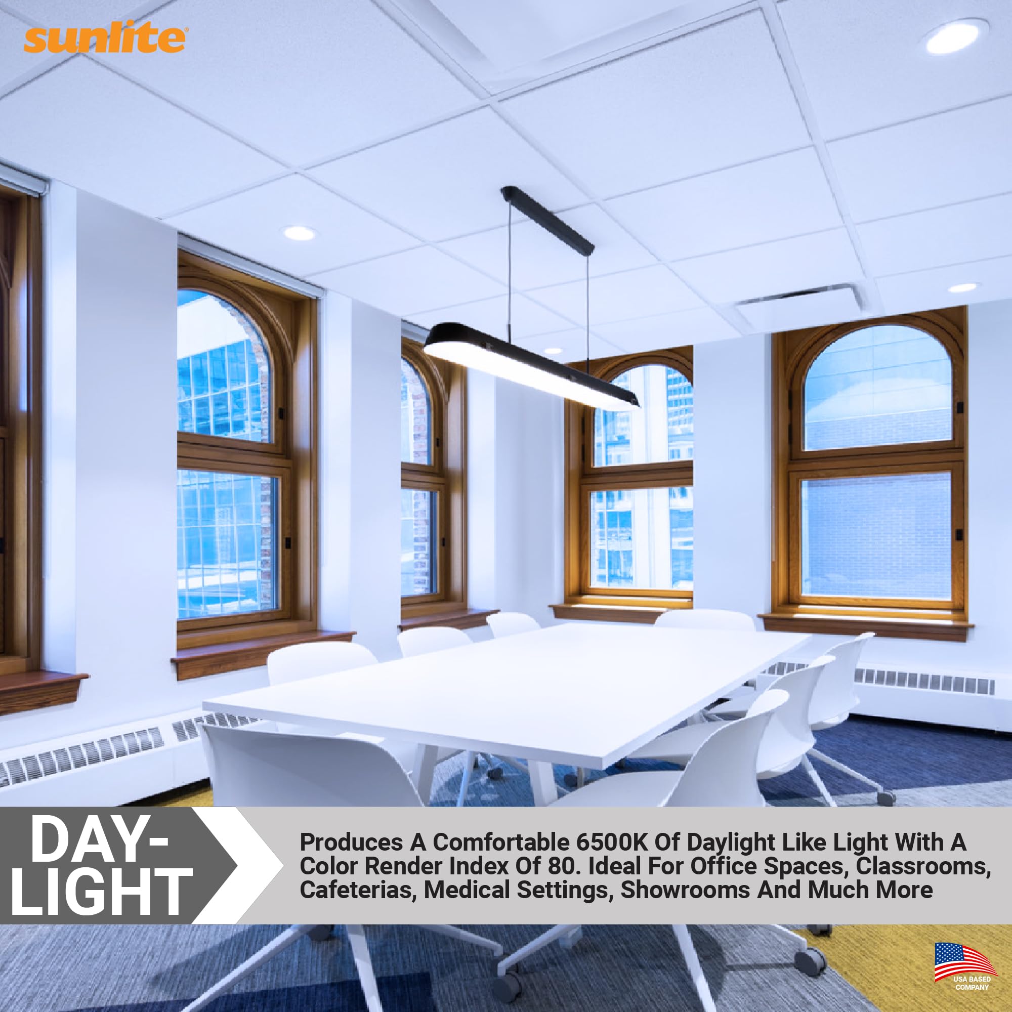 Sunlite Compact Fluorescent PLD 4 Pin Double U-Shaped Twin Tube Light Bulb, 26 Watts, 120 Volts, 4 PinG24q3 Base, 1560 Lumens, 6