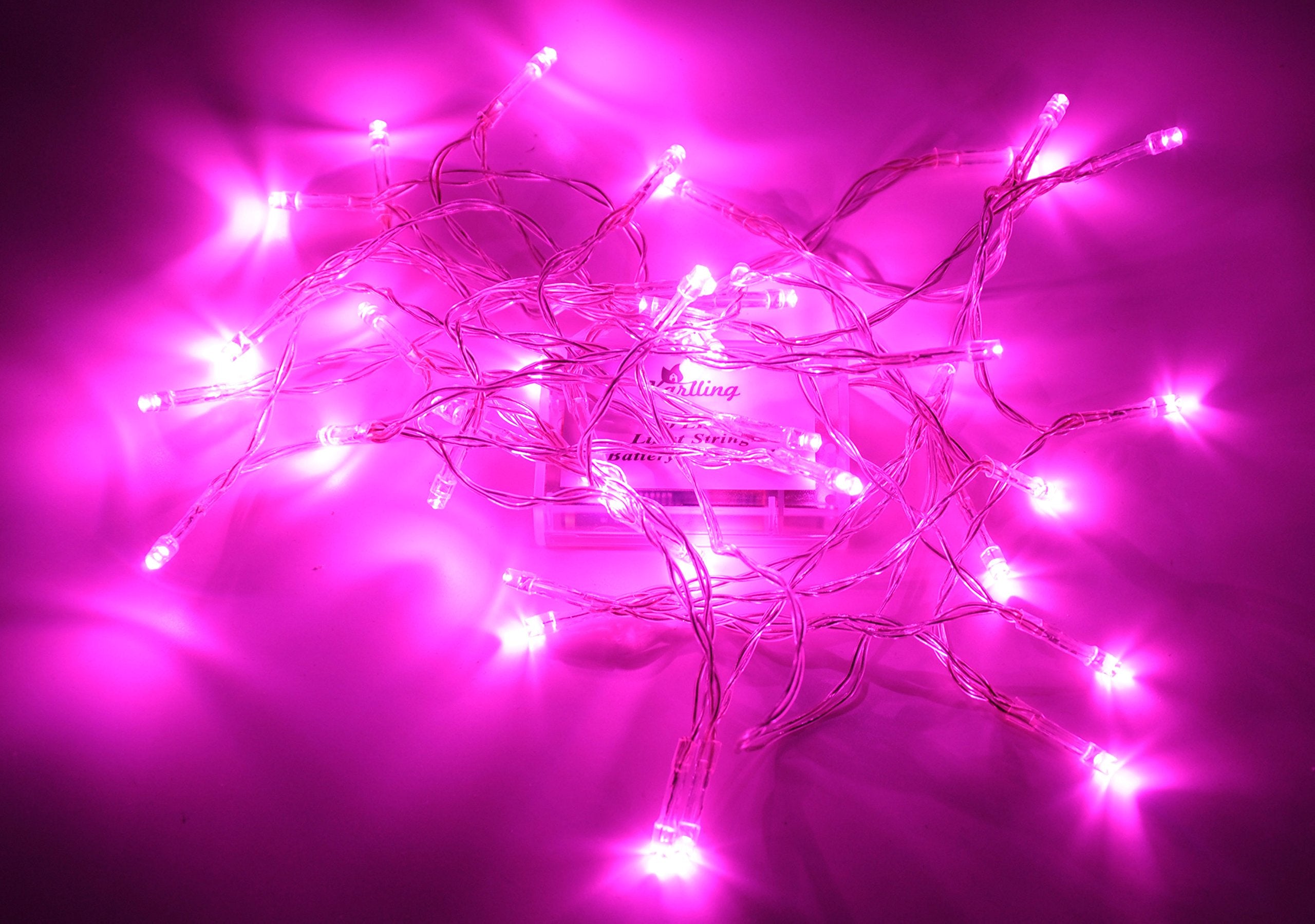 Karlling 40 LED Fairy Light String - Pink, 10 Pack, Wedding & Party Decorations, Model Karlling-80010610_10