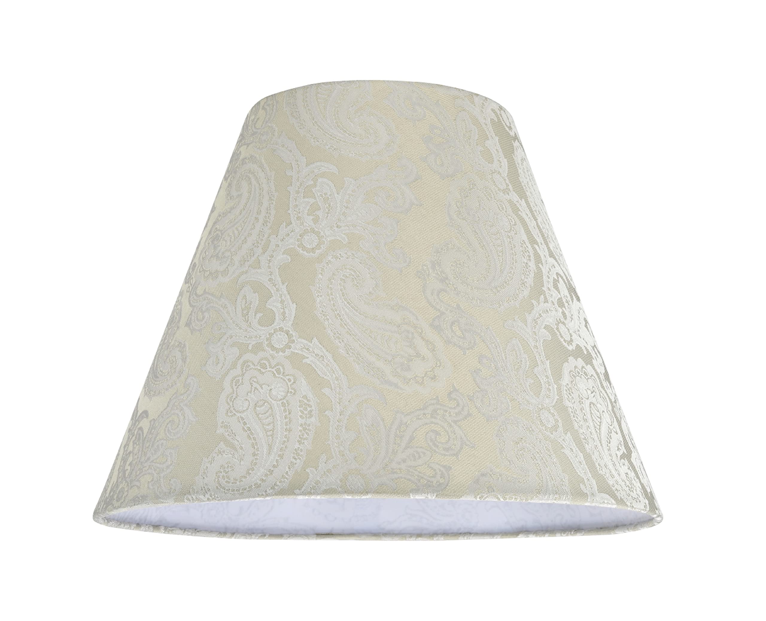 Aspen Creative 32011 Transitional Hardback Empire Shape Spider Construction Lamp Shade In Taupe, 14&quot; Wide (7&quot; X 14&quot; X 11&quot;)