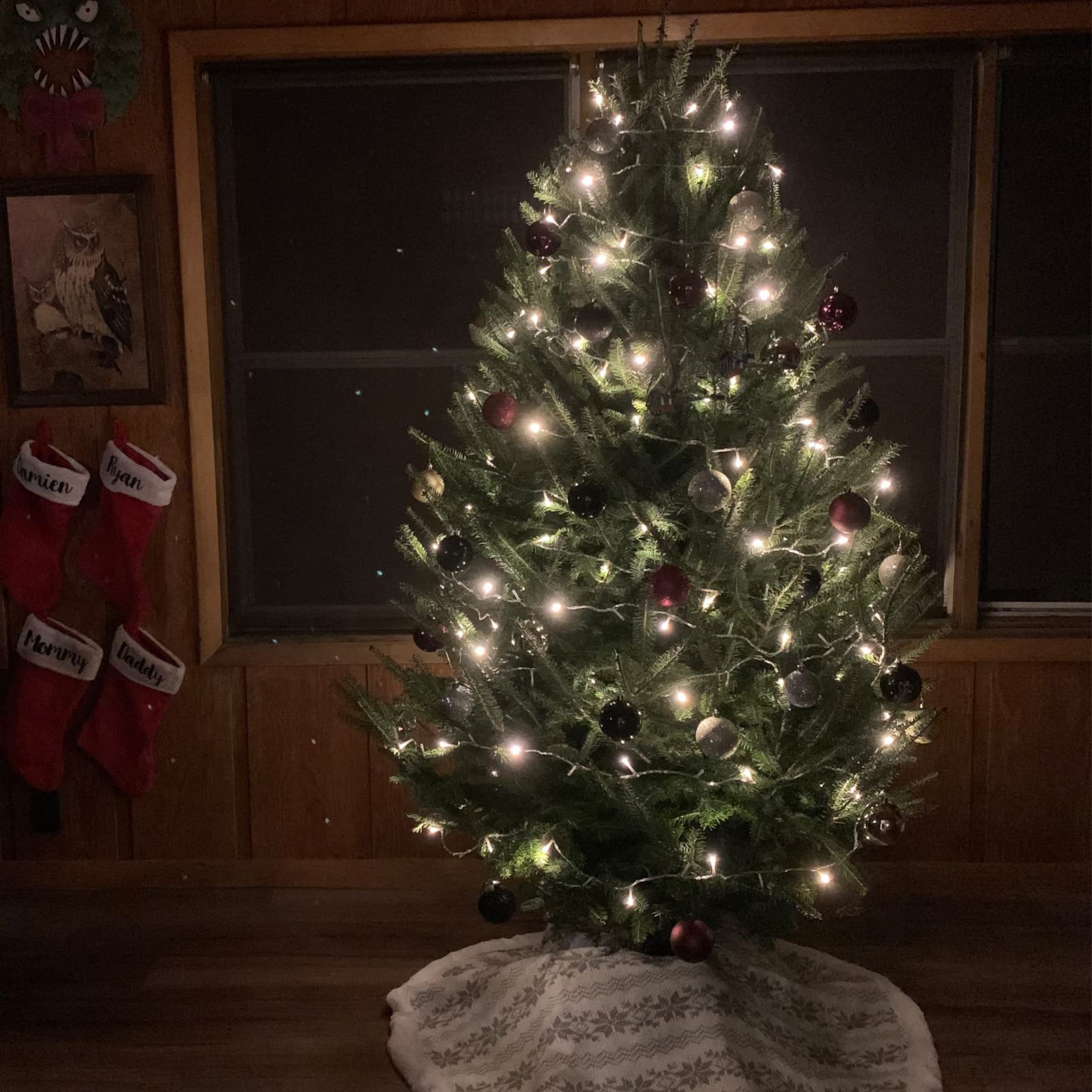 Kaq 115Ft 300Led Timer Function Cool White Christmas String Lights Indoor/Outdoor, Waterproof Christmas Lights With 8 Modes, Cle