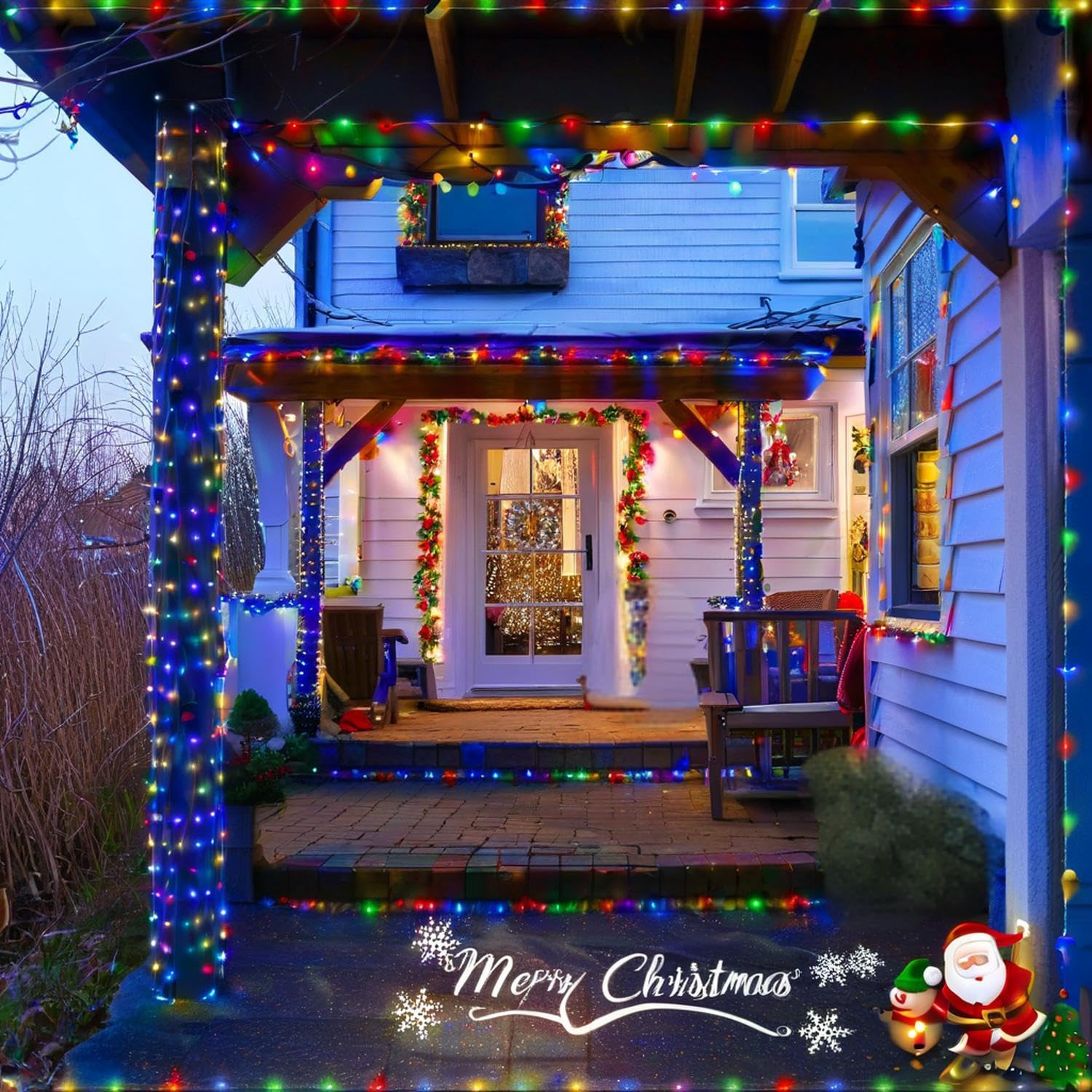 Cattlite LED Rope Lights, 132Ft, 400 LEDs, Waterproof, Multicolor, Outdoor Decorations