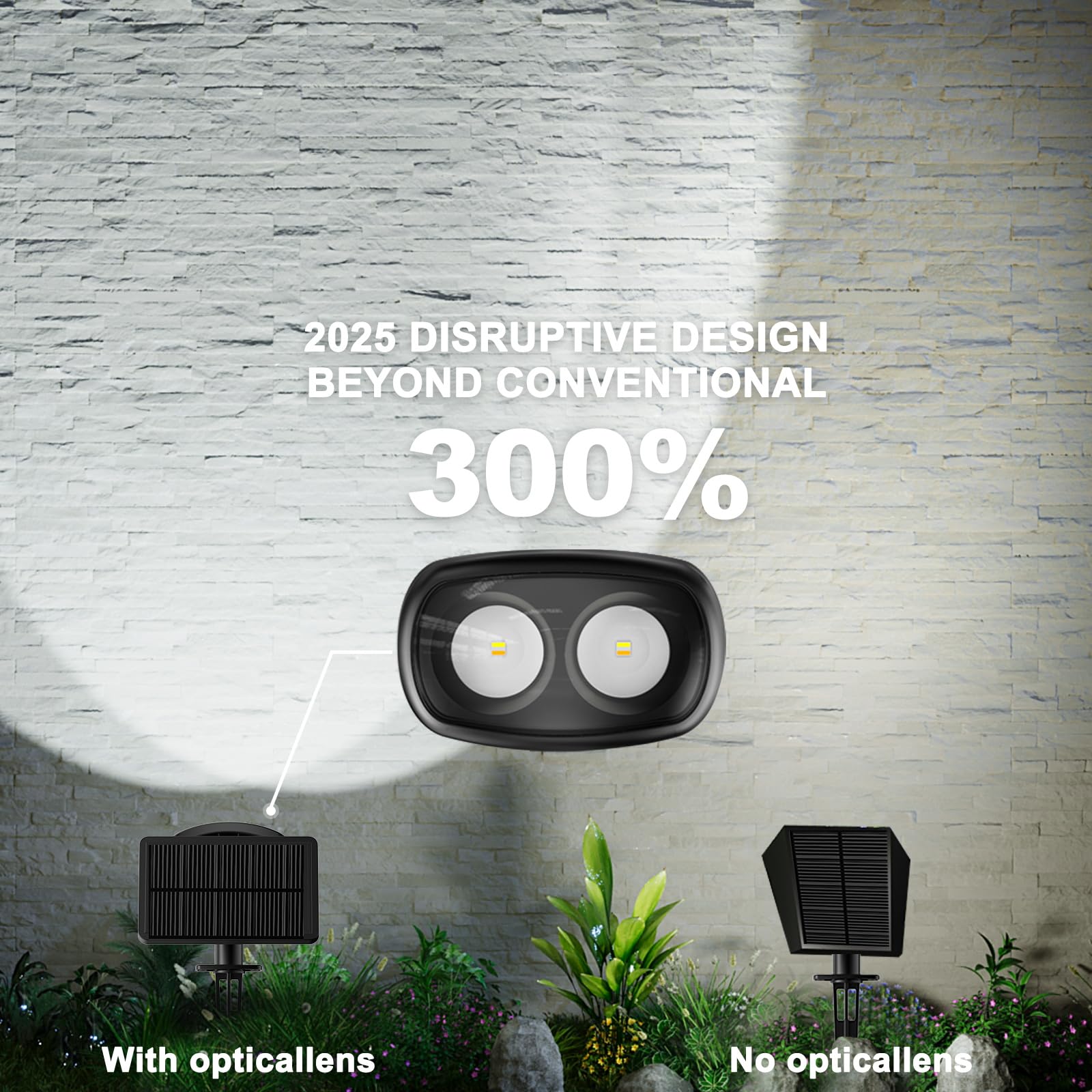 Mofoyeah Solar Spot Lights Outdoor Waterproof Ip68  Super Bright Led Landscape Lighting With 9 Colors 3 Brightness Fixable Colors For Yard Pathway Garden House Lawn