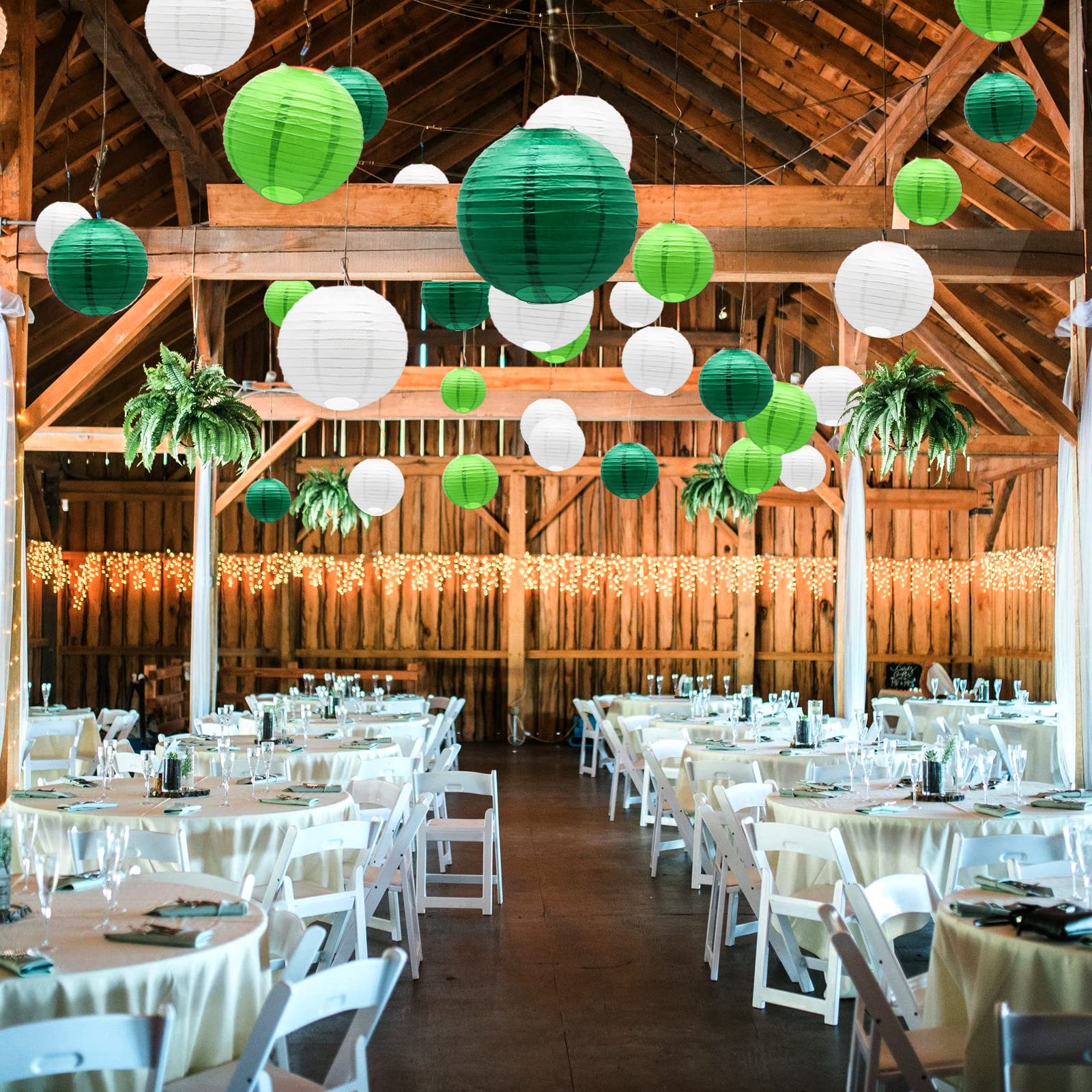 Round Chinese Paper Lanterns Decorative 14Pcs Wedding Birthday Party Valentine'S Day Baby Showers Decoration Violetround Green