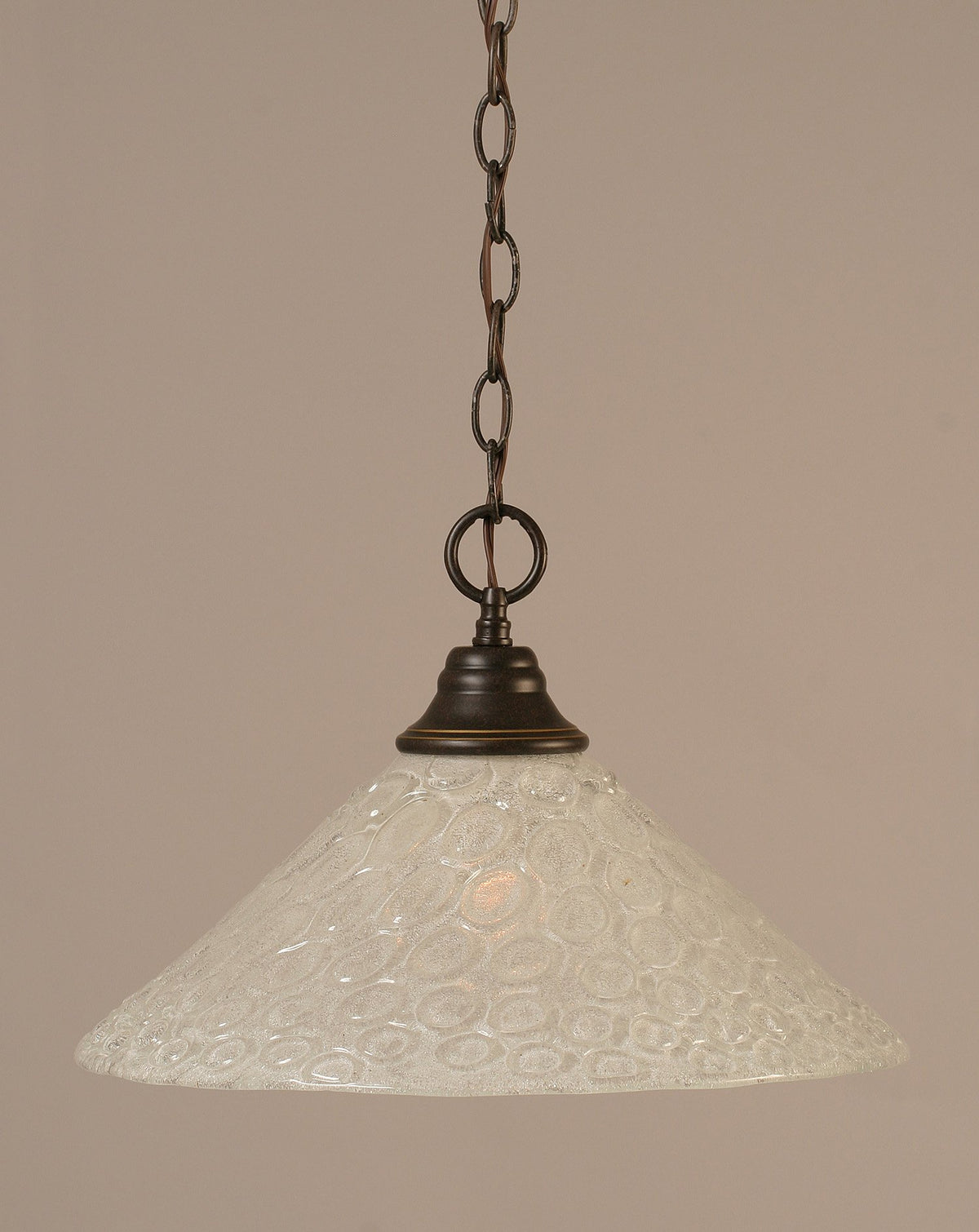 Toltec Lighting 1 Light Pendant In Dark Granite (10-Dg-411)