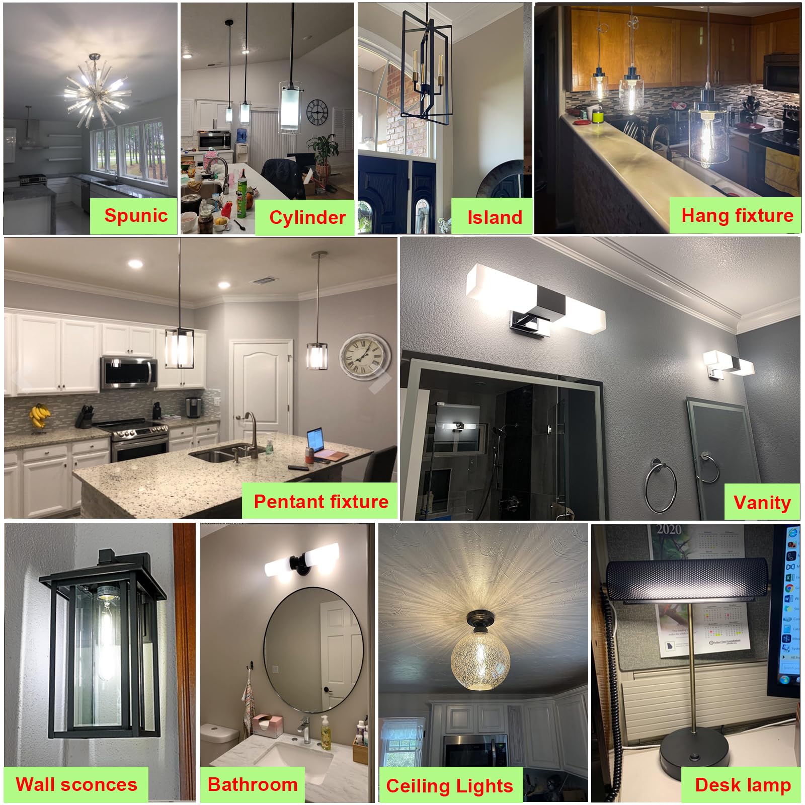 Arberlic 7.3 Inch T10 Led Bulb,6W E26 Led Bulb Dimmable Equivalent E26 Bulb 60 Watt,Neutral White 4000K,600Lm,Cri85+,Ac120V,Clea