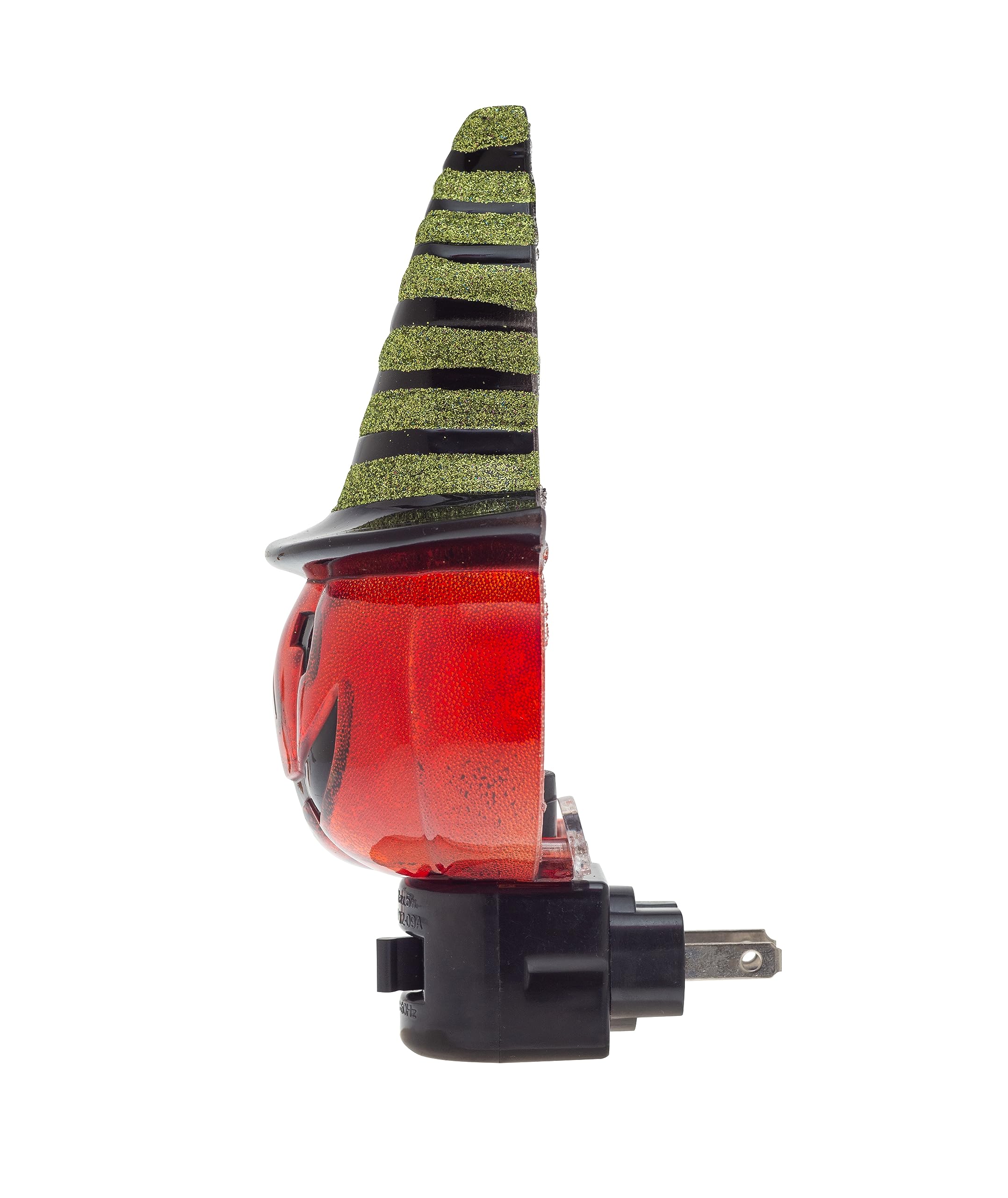 Creative Hobbies Pumpkin With Witch Hat Halloween Night Light - Includes 5W C7 And Rotational Socket With On/Off Switch