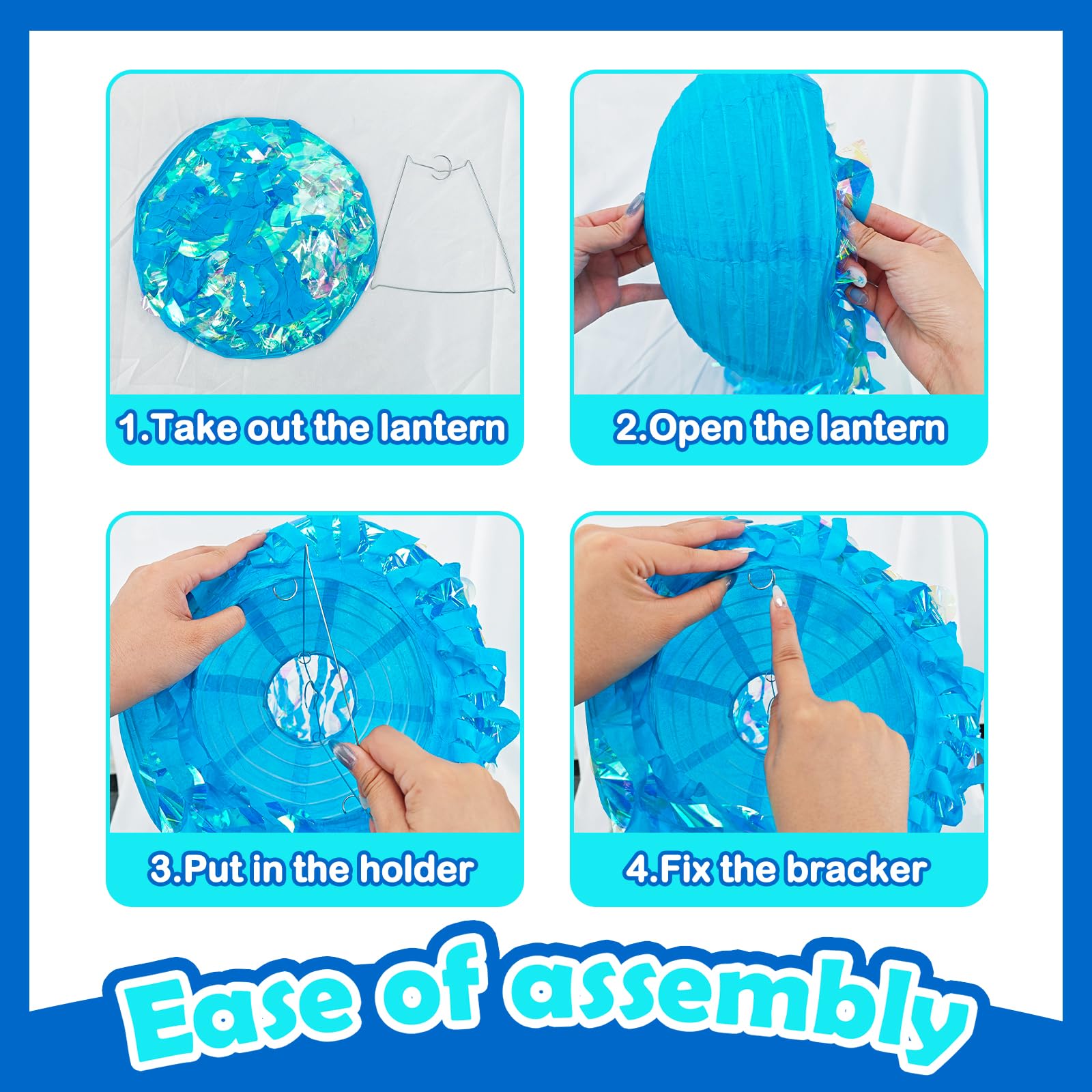 Jellyfish Decor Jellyfish Lanterns Hanging Jellyfish, Under The Sea Party Decorations For Ocean Themed Birthday Decorations -10