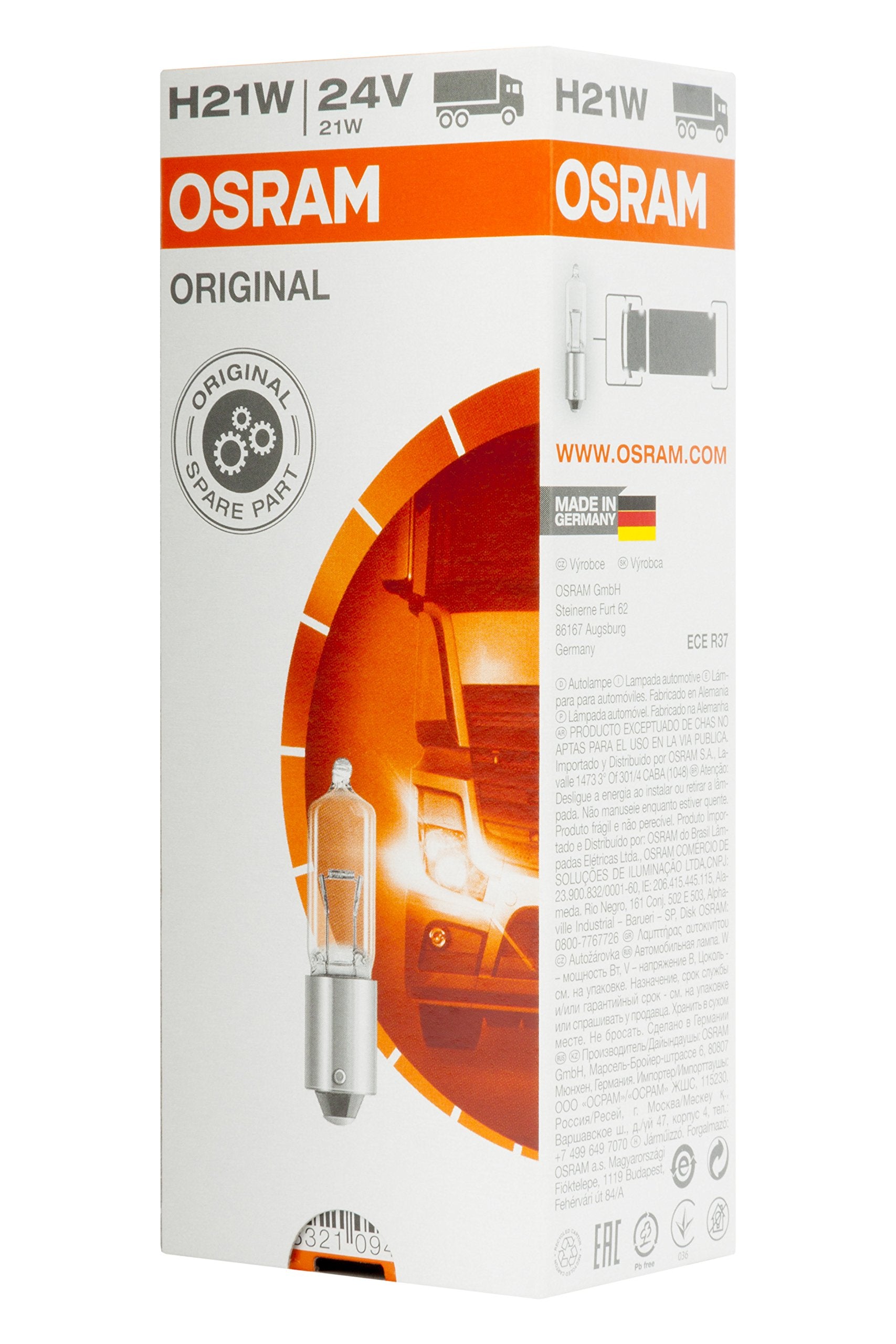 OSRAM 7537 Light Bulb, Set of 10