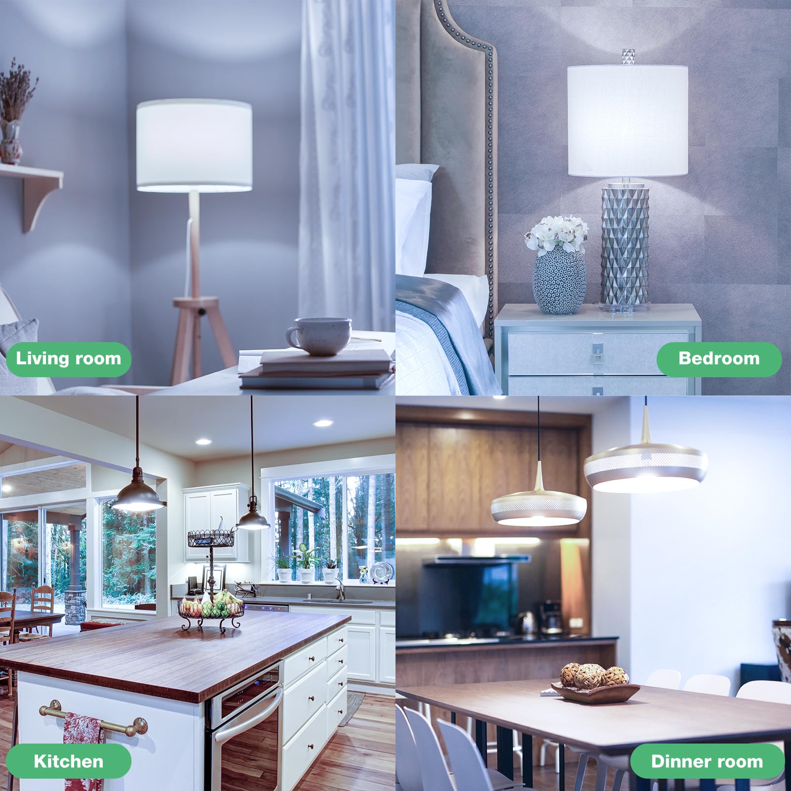 Degnju 36 Pack Led Light Bulbs 100 Watt Equivalent  A19 5000K Daylight  1500 Lumens  E26 Base  Non-Dimmable  13 Watt Energy Efficient Led Bulbs For Home Lighting
