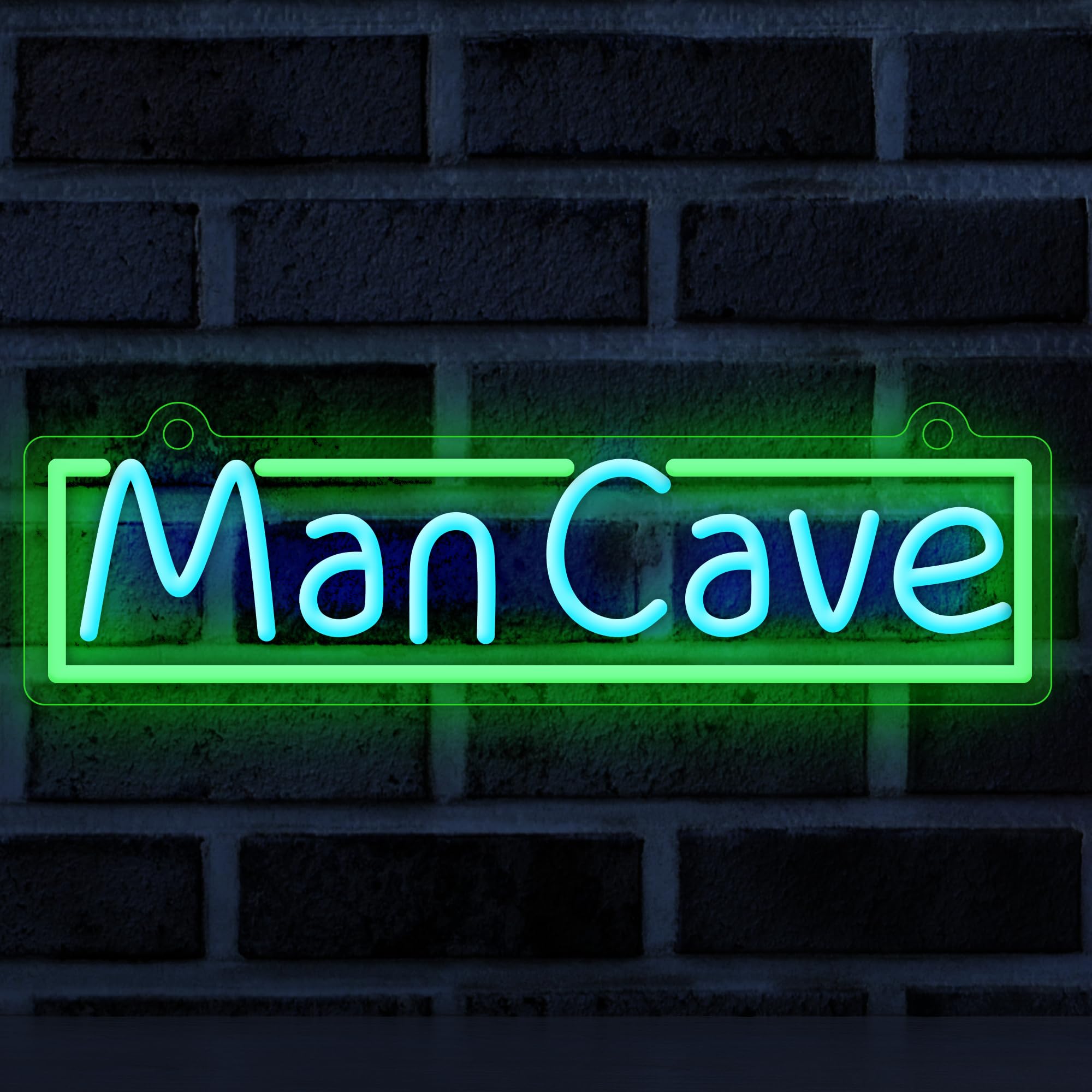 YuanDian Neon Sign for Gamer Room Wall Decor, Blue, 16 x 4.68 inches, Model NE