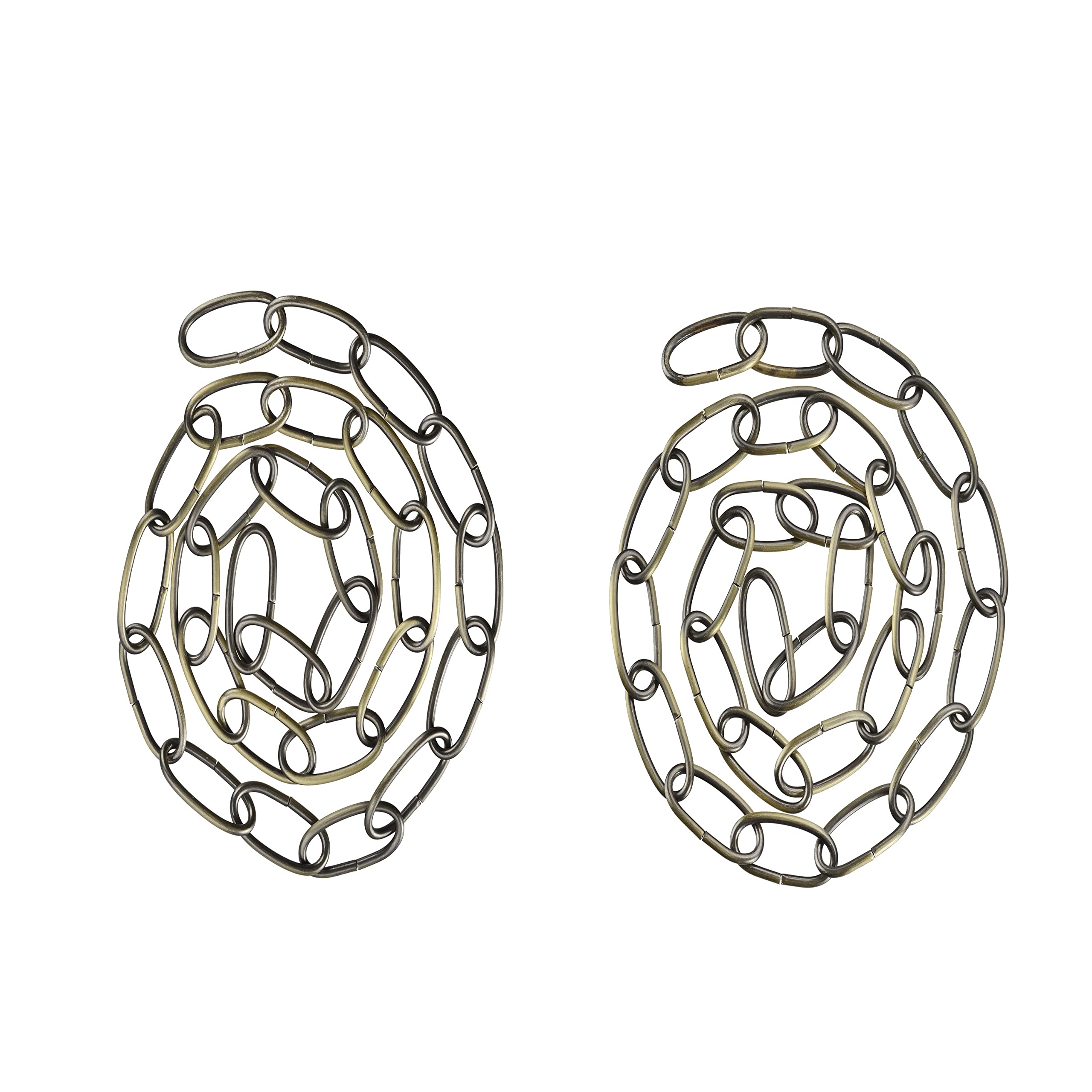 Aspen Creative 21118-52,Steel 3 Feet Heavy Duty Chain for Hanging Up Maximum Weight 40 Pounds-Lighting Fixture/Swag Light/Plant 