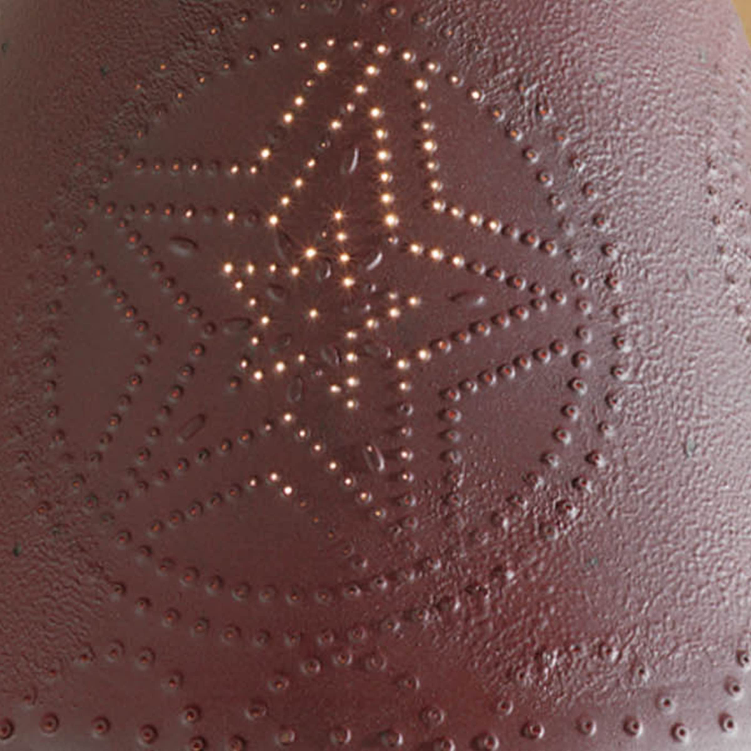 Park Designs Red Metal Star Shade 6