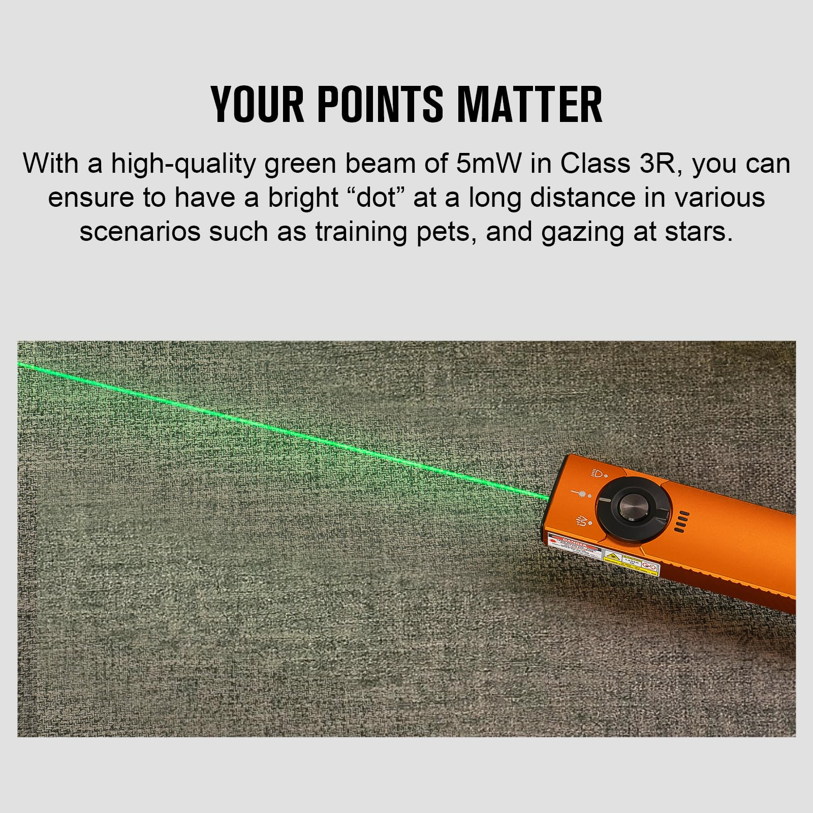 OLIGHT Arkfeld Pro Rechargeable EDC Flashlight, 1300 Lumens, Green Beam & UV LED, Portable Pocket Light, Orange