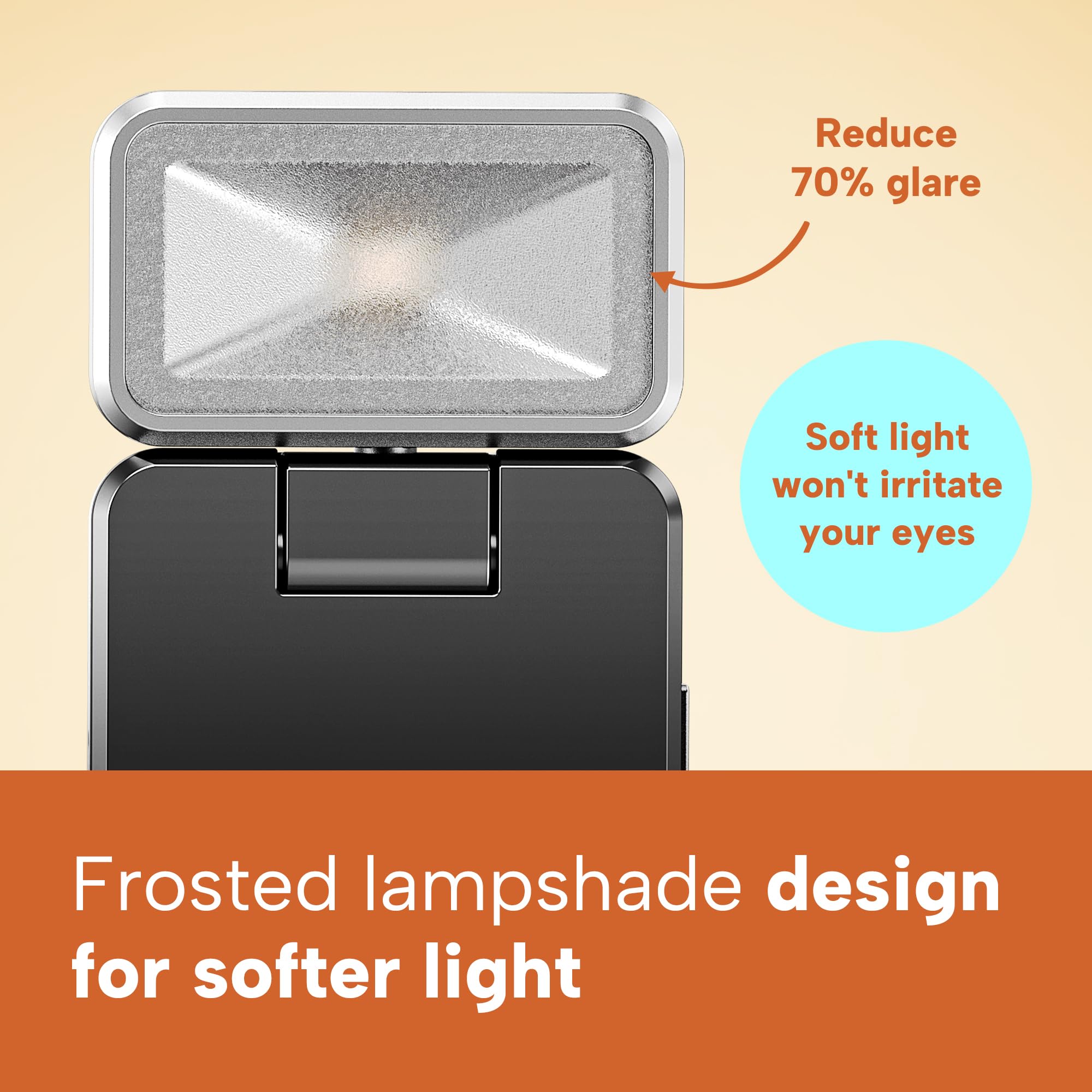 86Lux Reading Light, Rechargeable Book Light For Reading In Bed, Ultralight Clip-On Led Bookmark Lamp With 3 Amber Colors & Stepless Dimming For Night Reading For Book Lovers, Kids, White