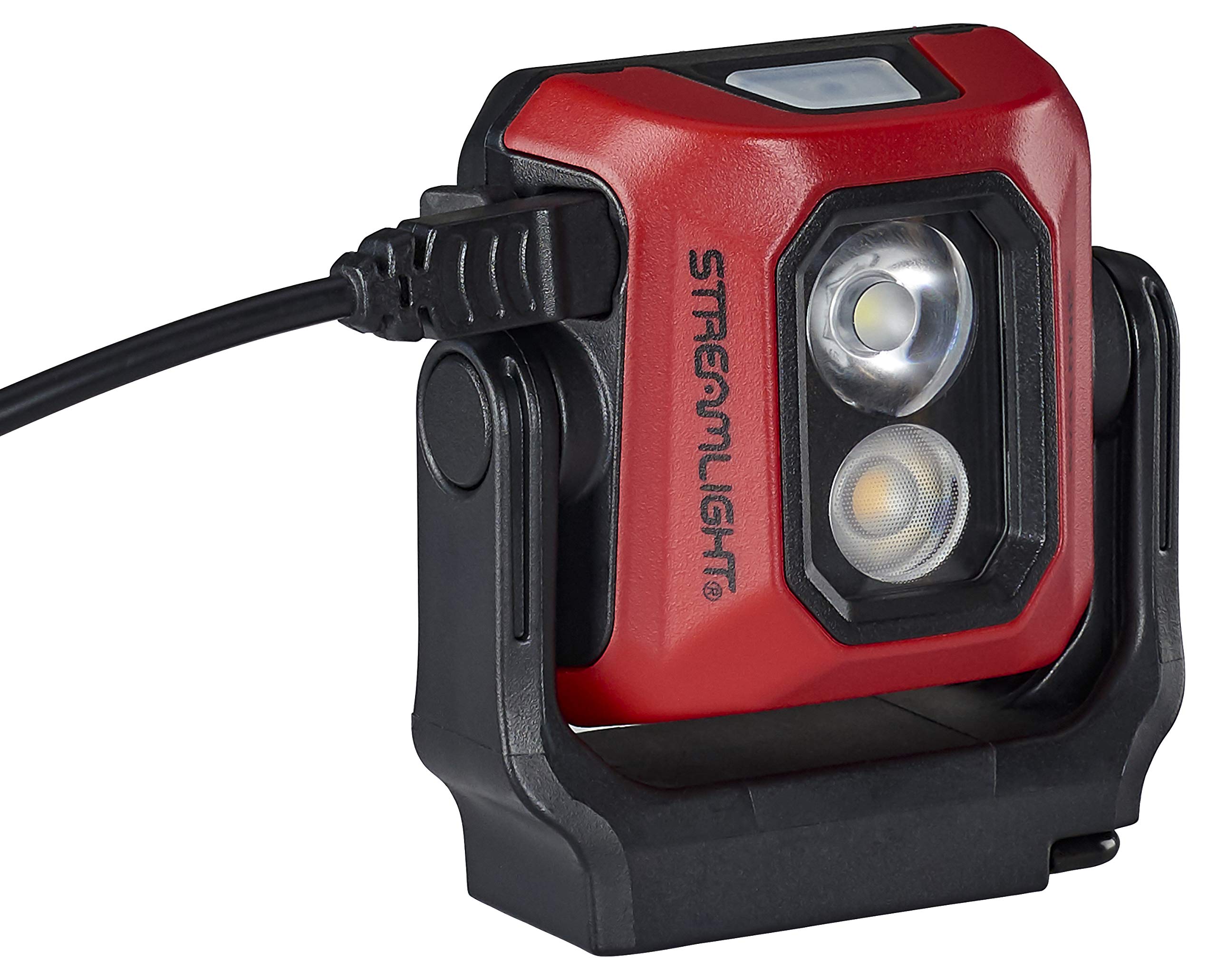 Streamlight 61510 Syclone 400-Lumen Usb Rechargeable Multi-Function Compact Work Light, Red