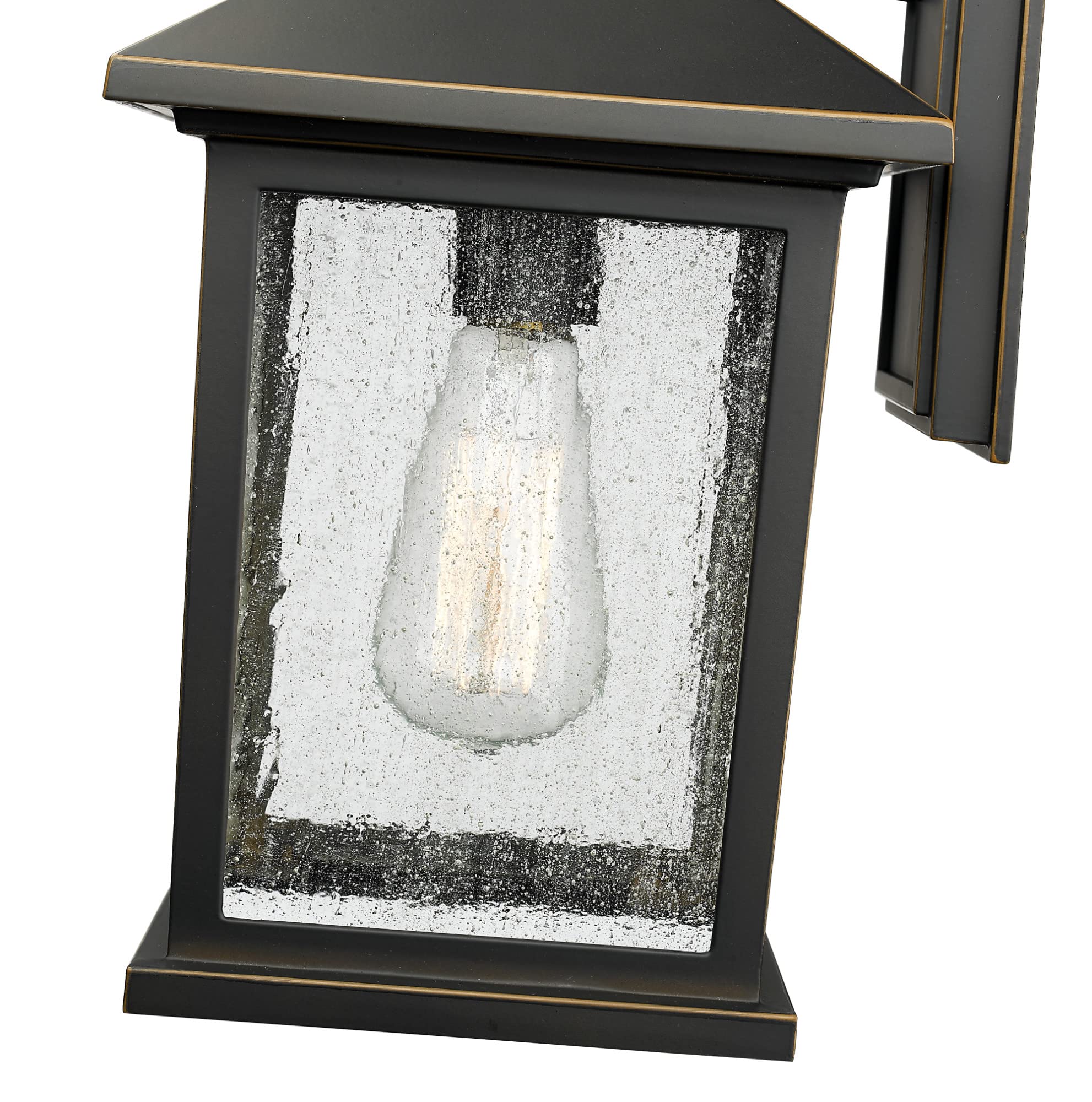 Z-Lite Outdoor Wall Light 531M-BK Aluminum Black 14.00inx9.13inx8.00in