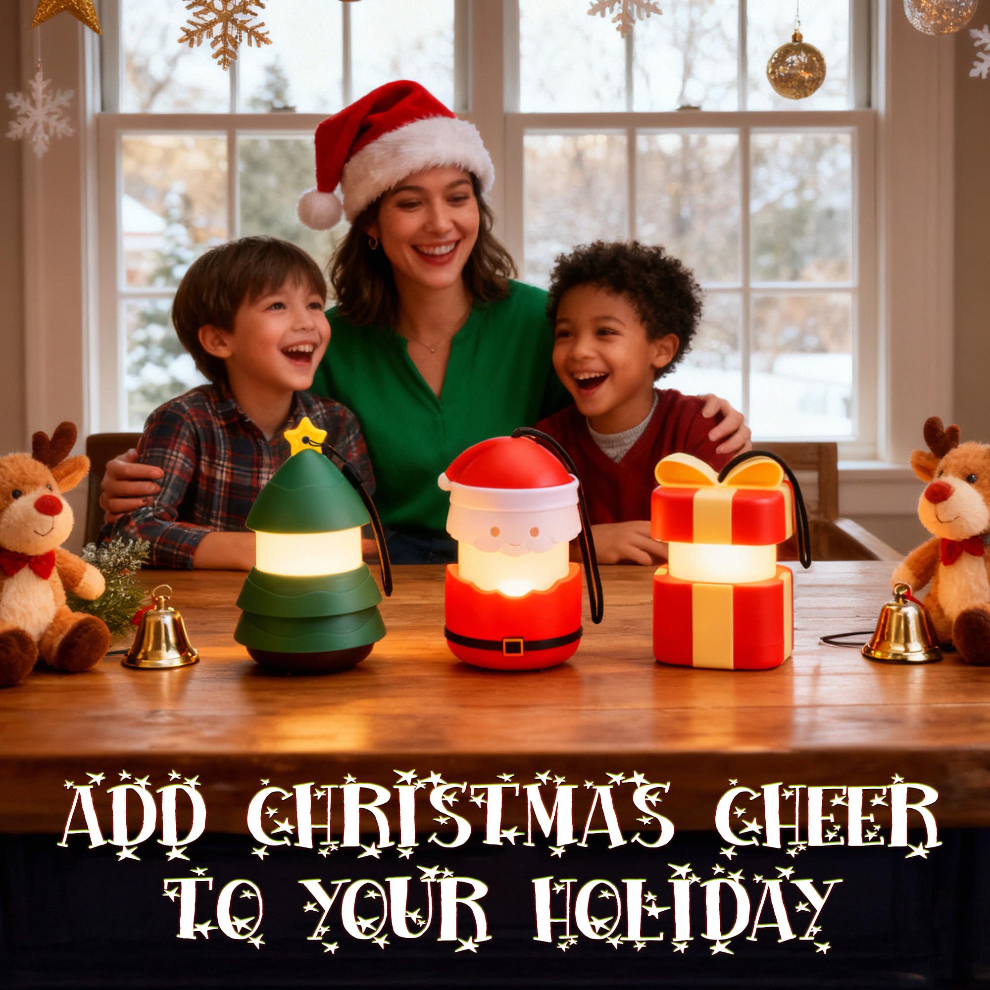 Christmas Gift Everbrite Christmas Gift Box Lantern 3 Pack  5 Light Modes Holiday Decoration Presents For Women And Men  Aaa Batteries Contained Stocking Stuffers  Christmas Lights Indoor & Outdoor