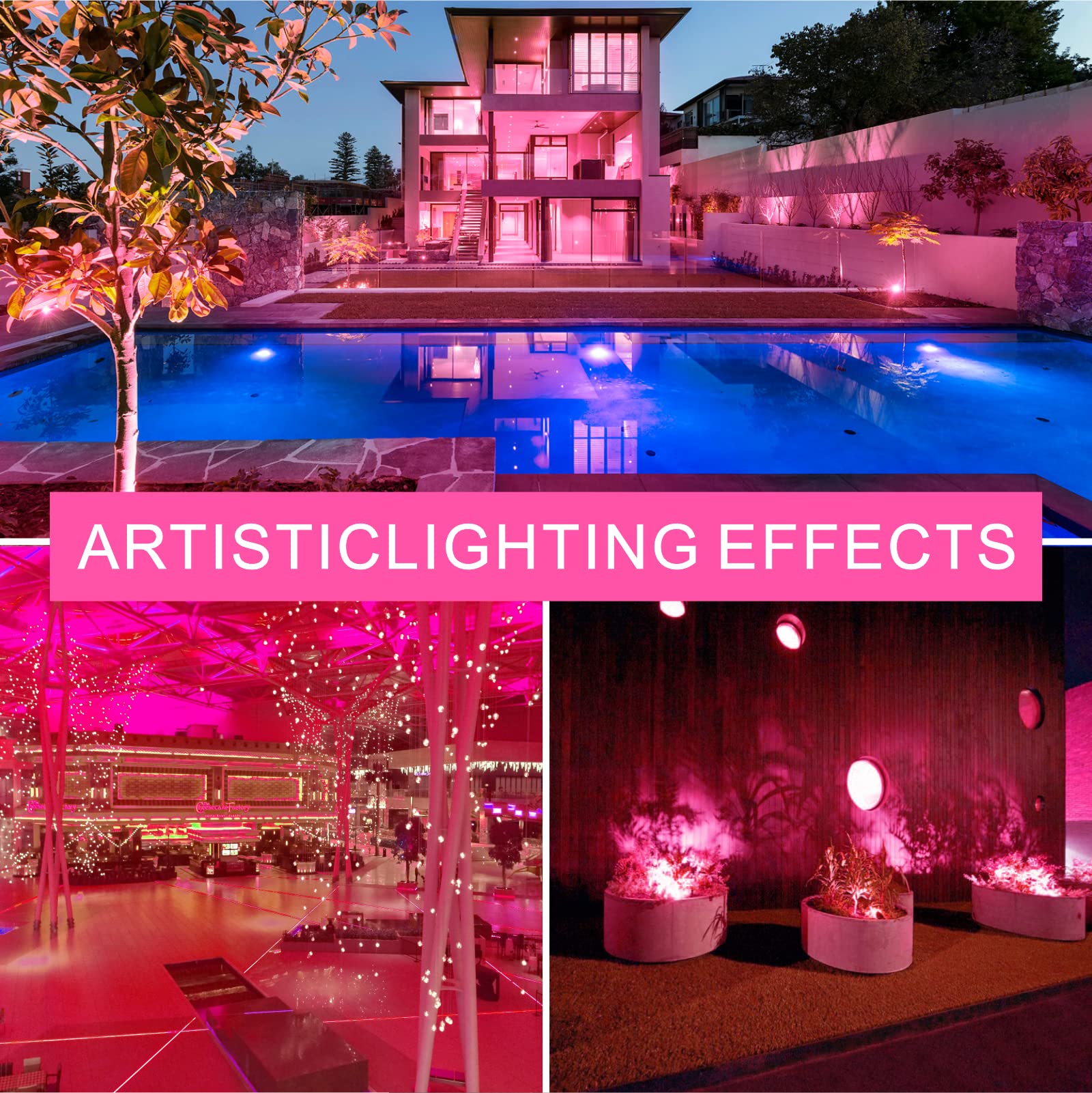 Gonhom 2 Pack Pink Led Light Bulbs, 9W Equivalent To 100W, E26 Base For Party & Holiday