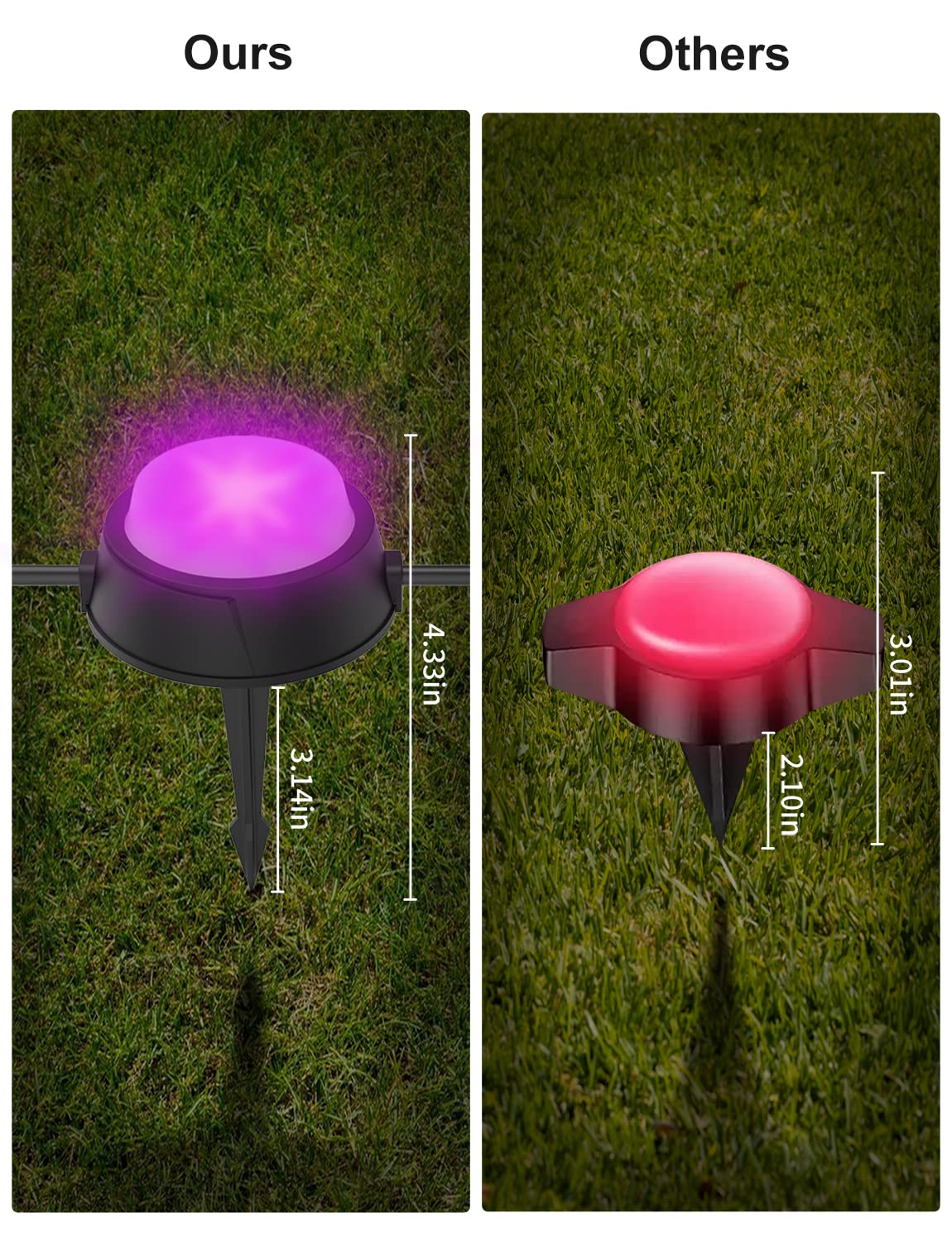 Appeck Outdoor Ground Lights 26 Pack, 59Ft Smart Rgbicw Pathway Lights, Ip67 Waterproof Landscape Lighting With Alexa, App Contr