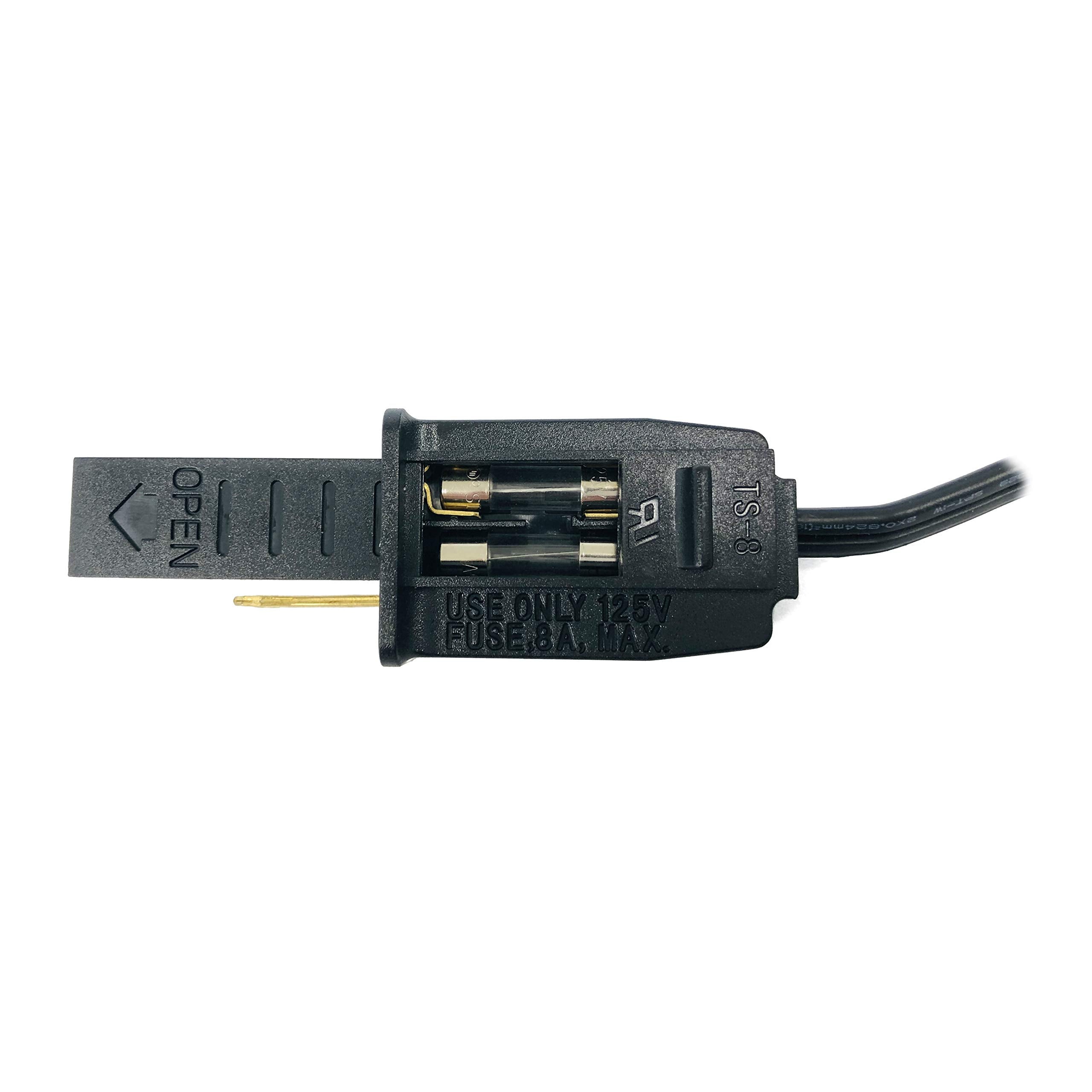 Holiday Lighting Outlet C9 Christmas Light String  Patio Event Lighting  Black Cord  12 Socket Spacing  E17 (50)