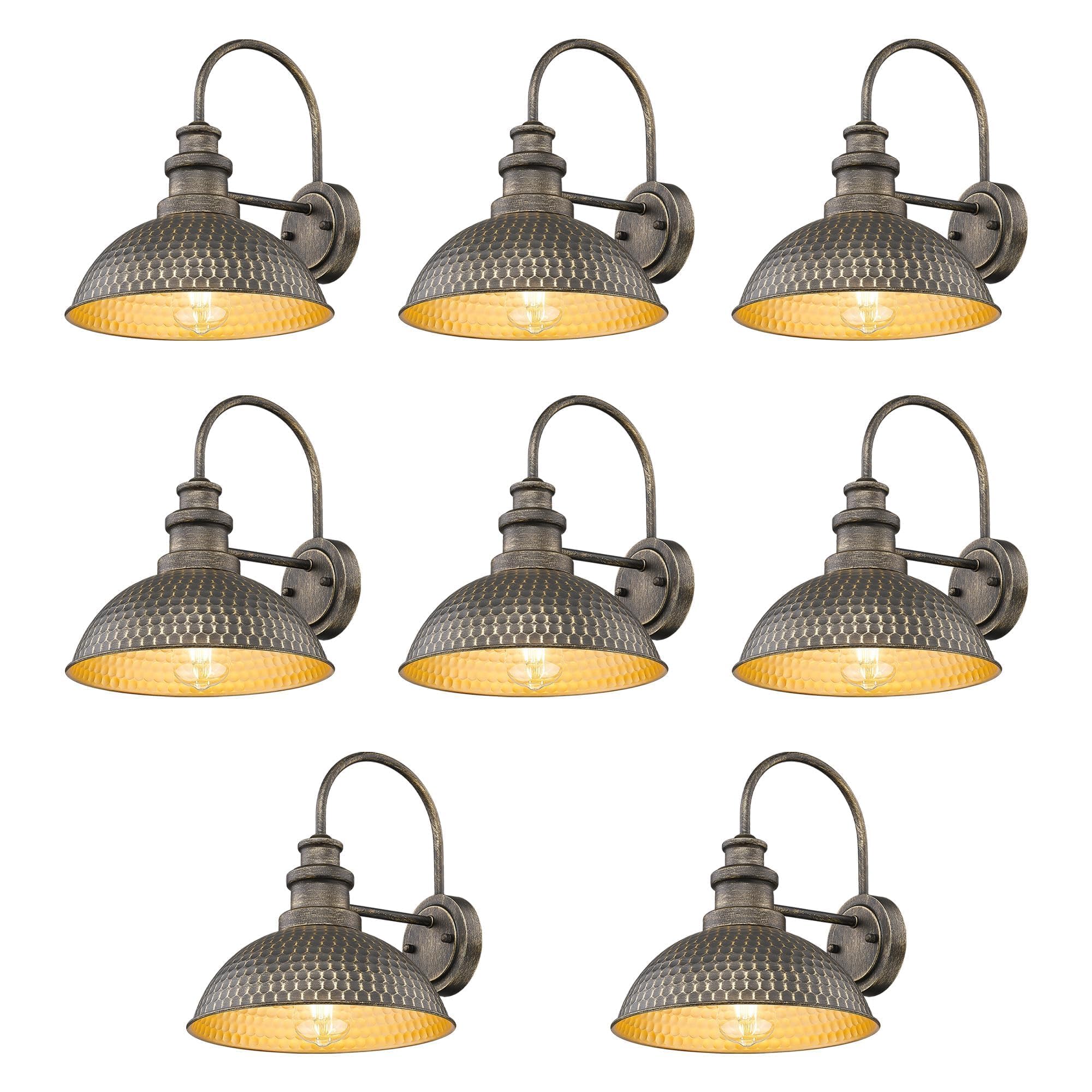 Casia Farmhouse Barn Lights, Rustic Outside Wall Sconce, Exterior Outdoor Mounted Lighting Fixture, Vintage Wall Light, Porch La