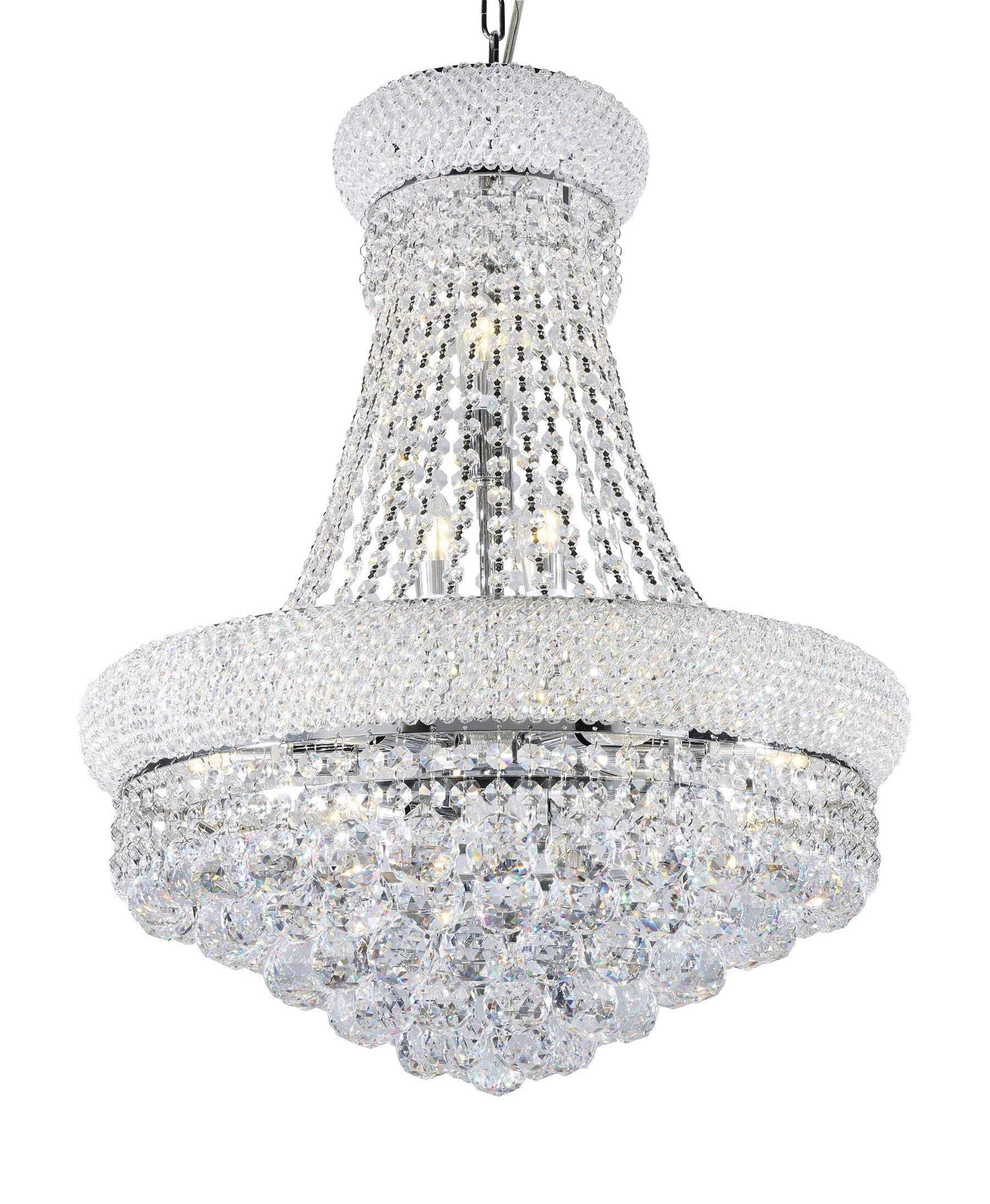 HomeRoots LED Ceiling Light, Lantern Style, Model 468880, Transparent Glass with Clear Shades
