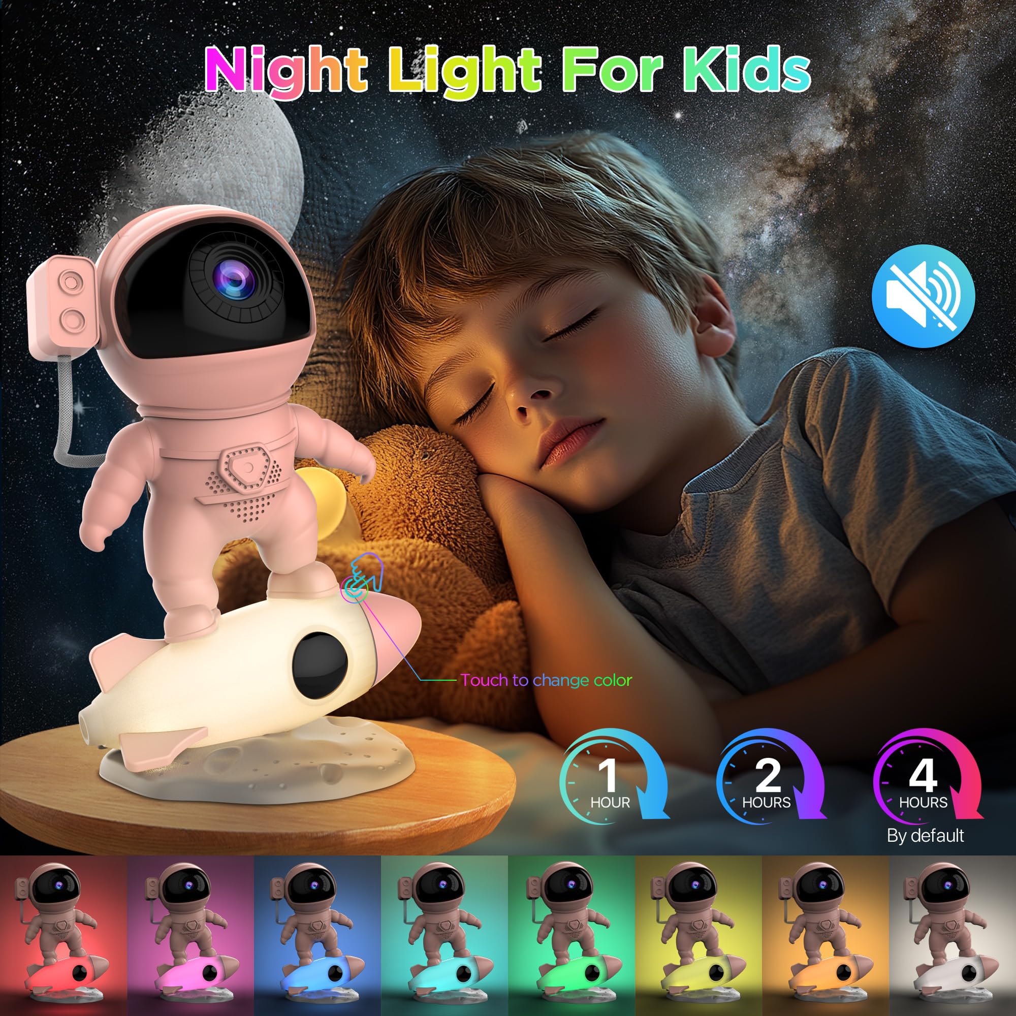 Flylily Galaxy Projector, 12 In 1 Hd Planetarium Astronaut Galaxy Projector For Bedroom, Galaxy Star Night Light Projector For K