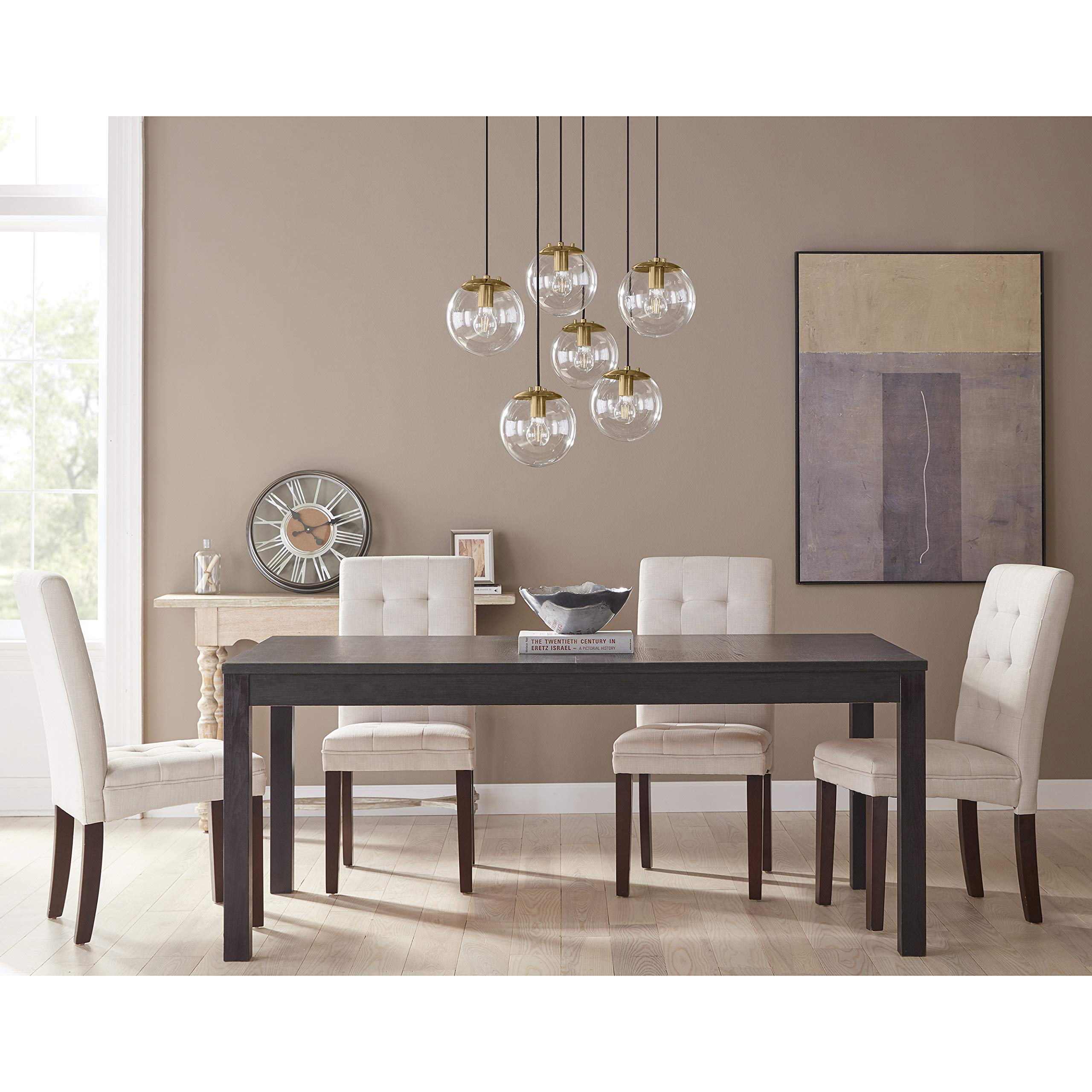 Linea Di Liara Sferra Modern Large Glass Pendant Light Kitchen Island Brass Pendant Lighting Clear Glass Globe Pendant Light Mid