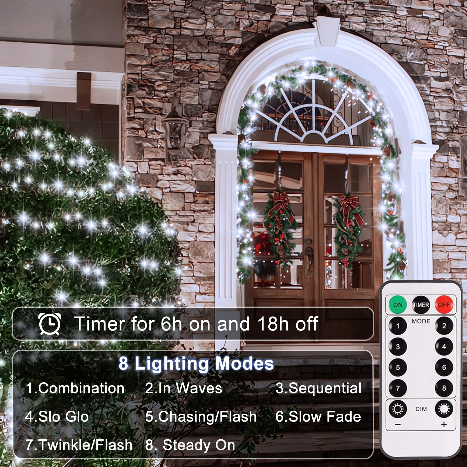 2 Pack 20Ft 60 Led Fairy Lights Battery Operated, Twinkle Lights With Remote Timer, Silver Wire String Lights Mini Starry Lights