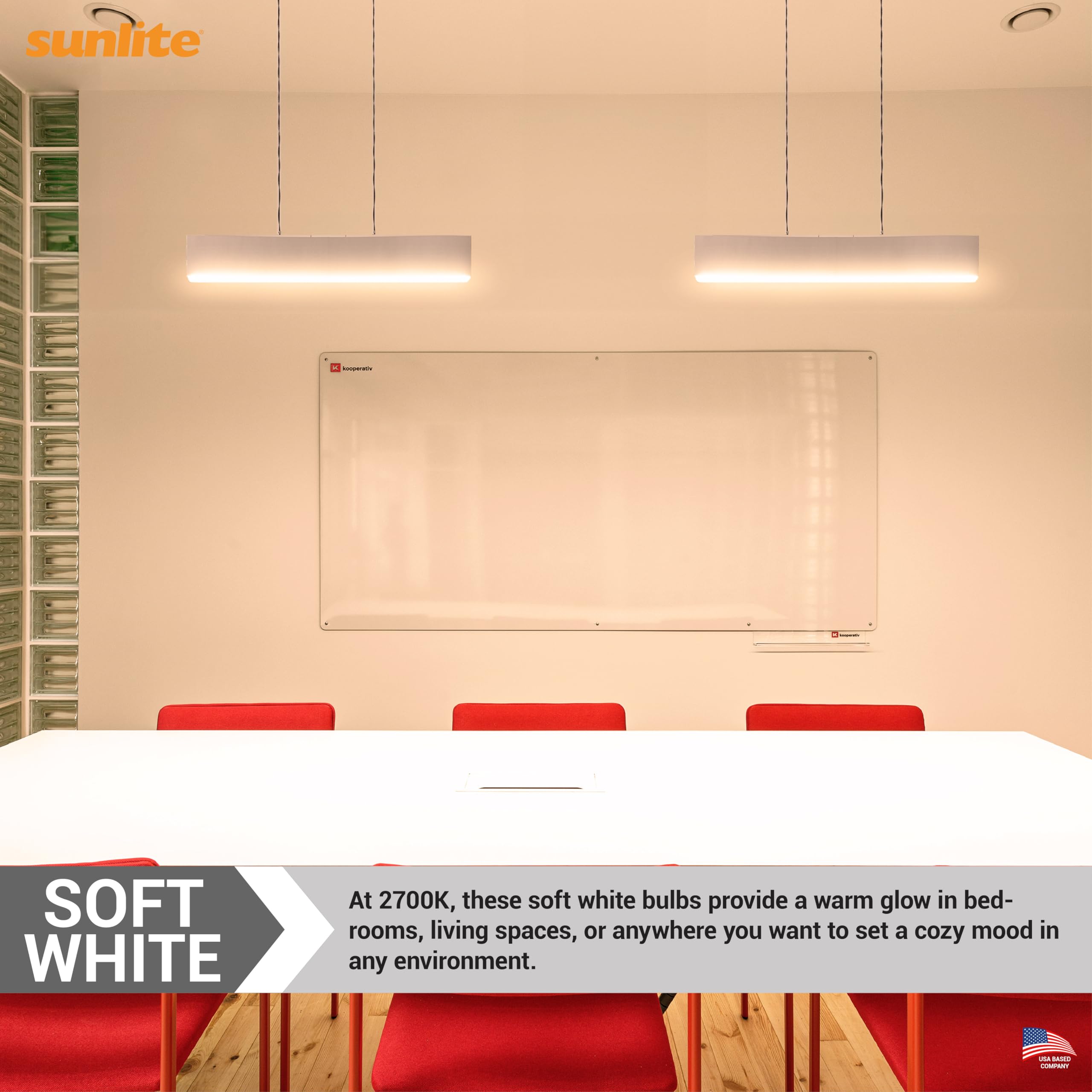 Sunlite T5 Linear Fluorescent Lamp, 8W, 380 Lumens, 12-Inch, 2700K Soft White, Miniature G5 Bi-Pin Base,